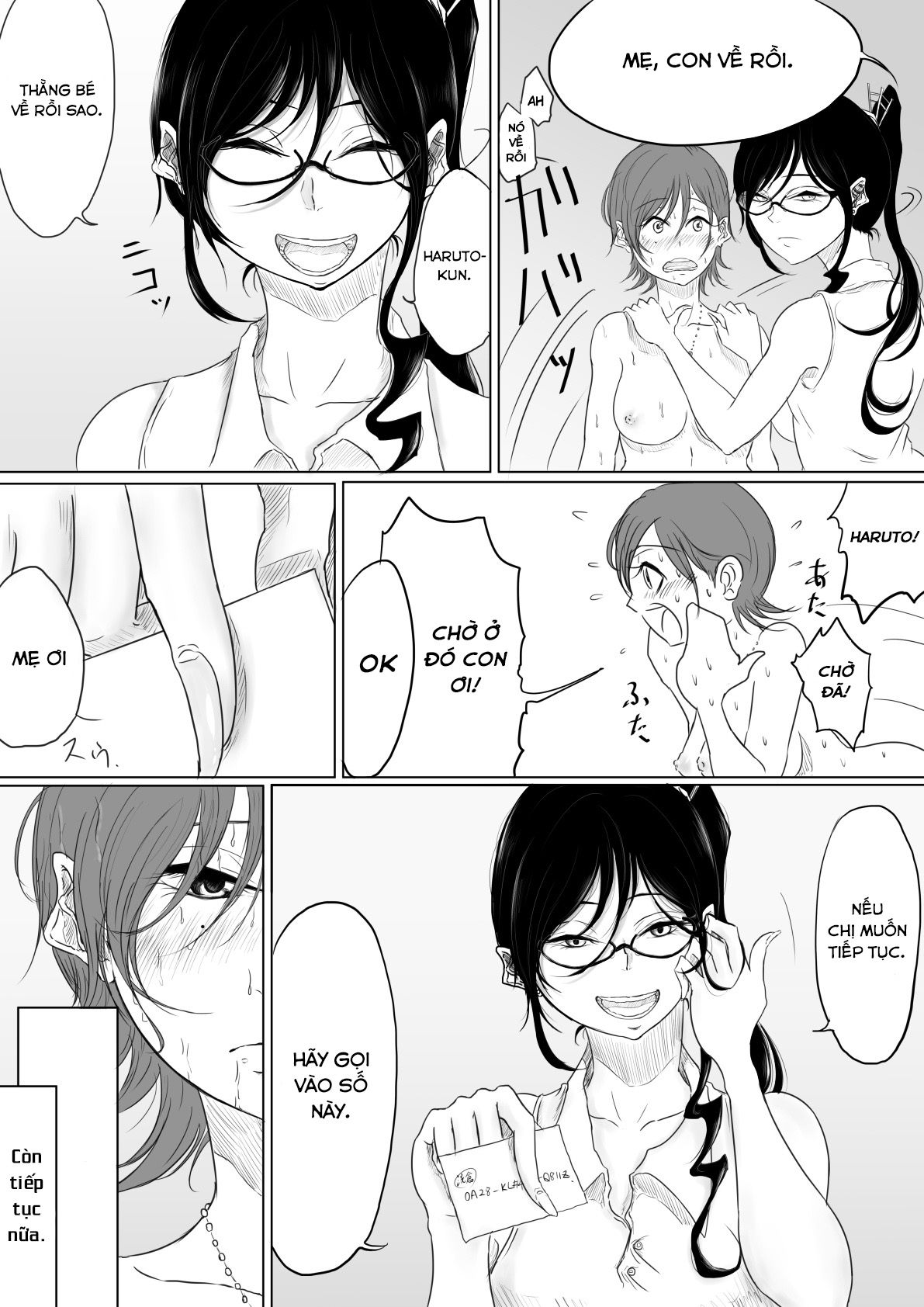 Đọc truyện hentai Bí mật không nói được - Oneshot