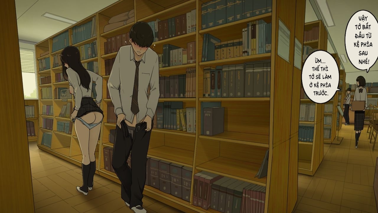 Đọc truyện hentai Góc Khuất Thư Viện - Oneshot