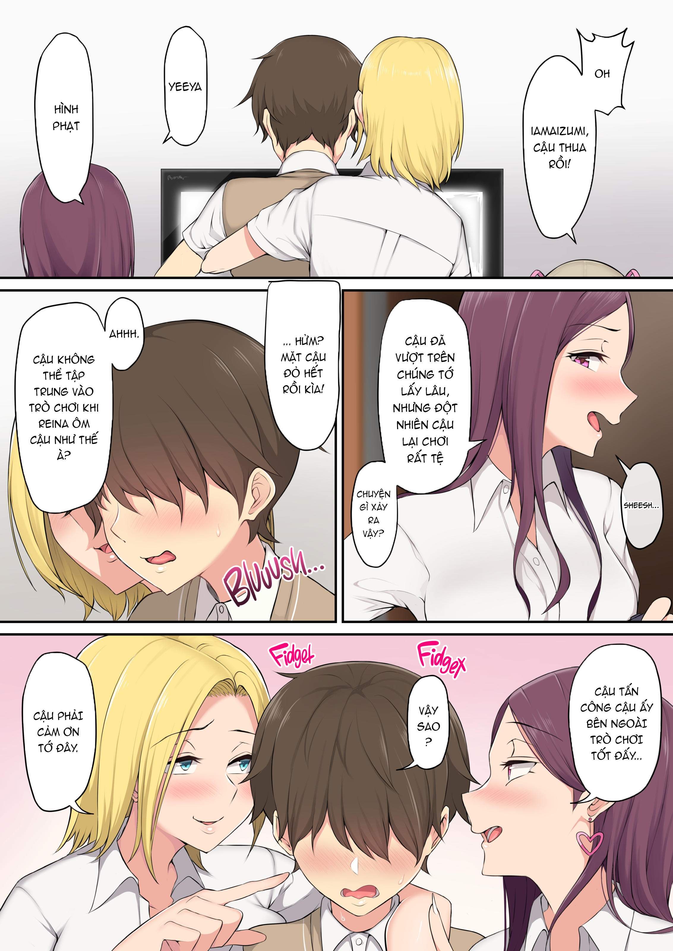 Đọc truyện hentai Imaizumi đưa cả bầy Gyaru về nhà mình - Chap 1