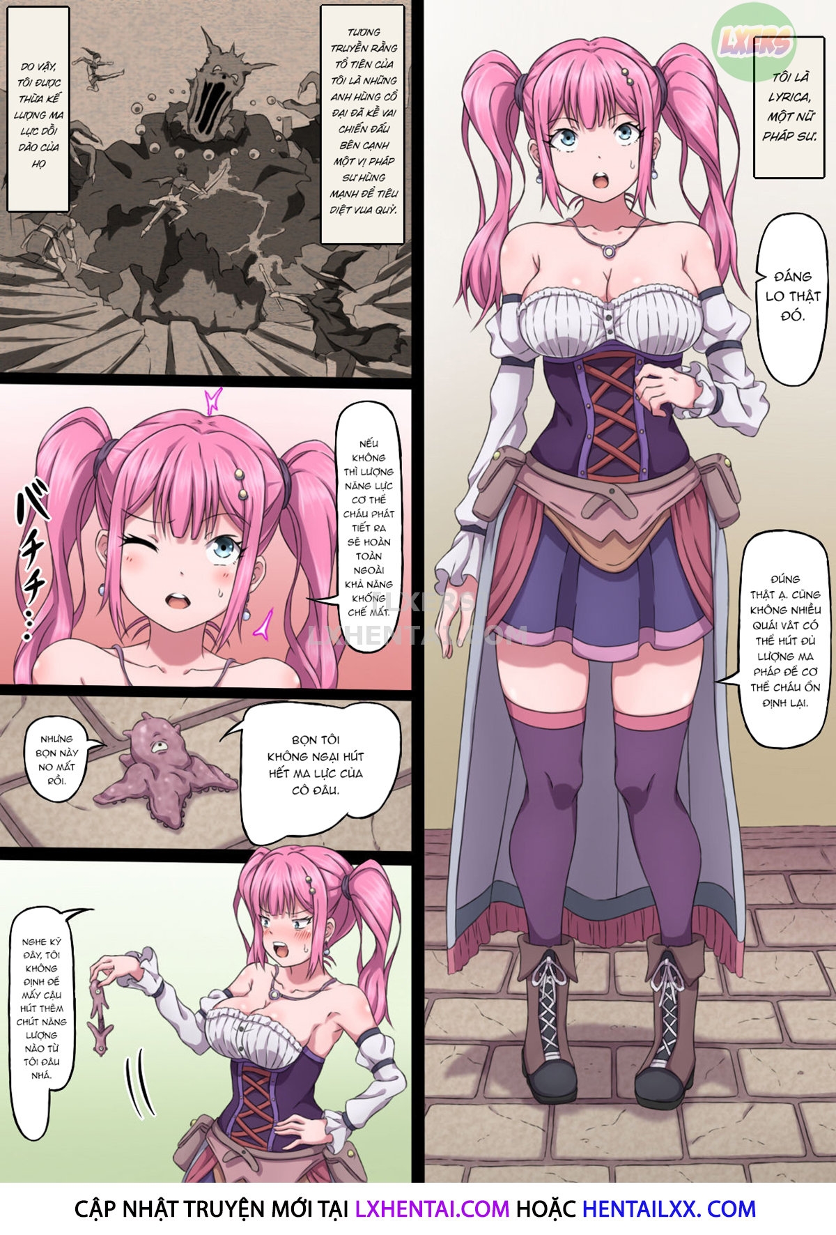 Đọc truyện hentai Sorceress Lyrica ~Climaxing to the Limit~ - Chap 1