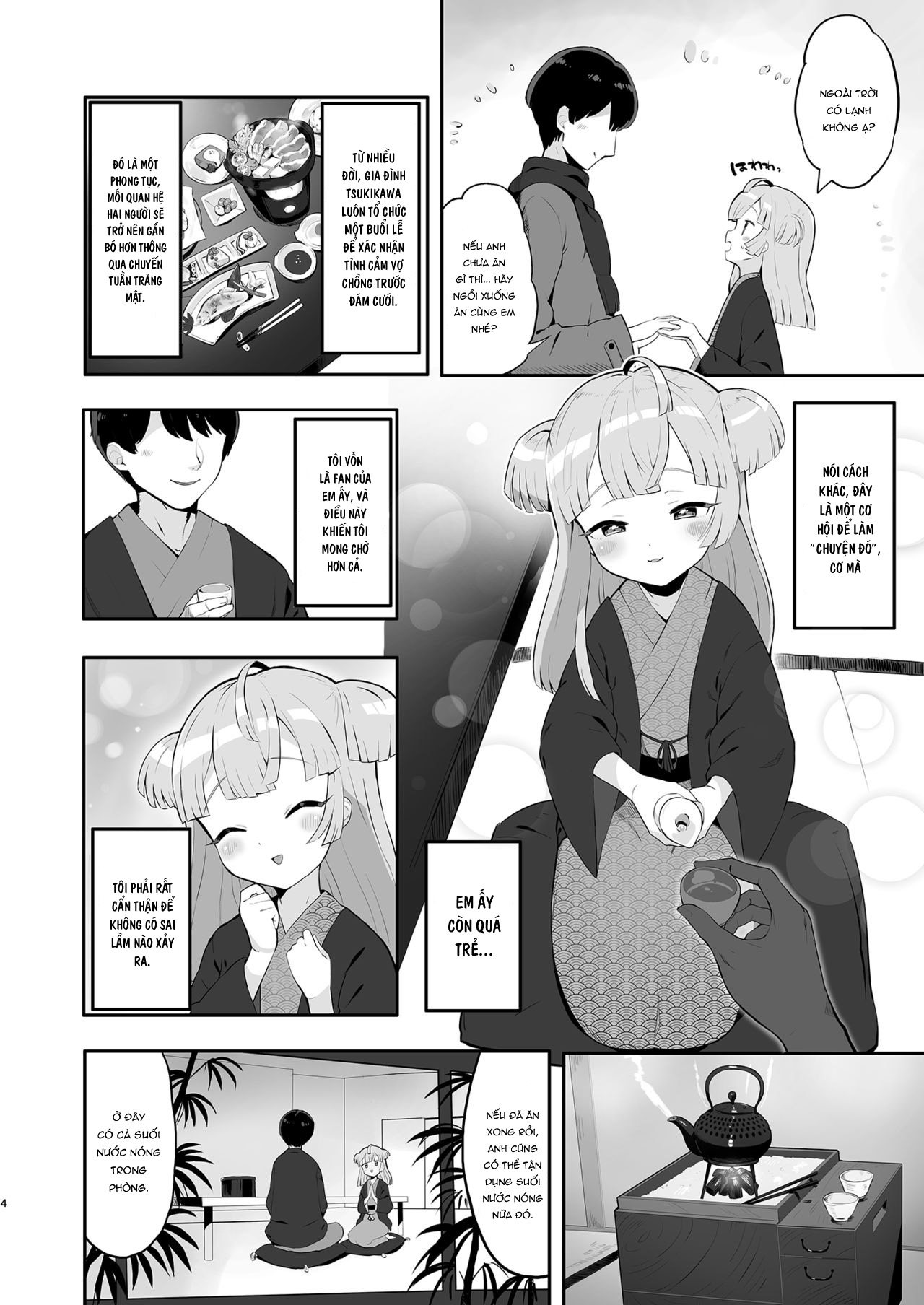 Đọc truyện hentai Tuần trăng mật cùng Tsukigawa Chiri - Oneshot