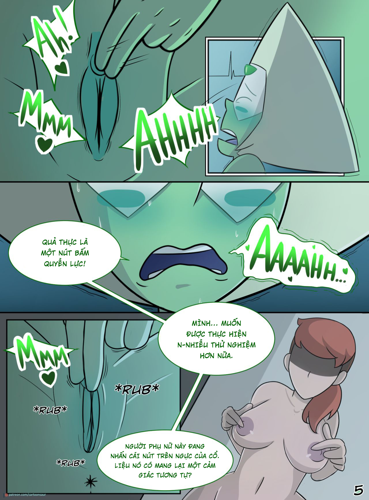 Đọc truyện hentai Thực nghiệm sinh học cùng Peridot - Oneshot bản Futa