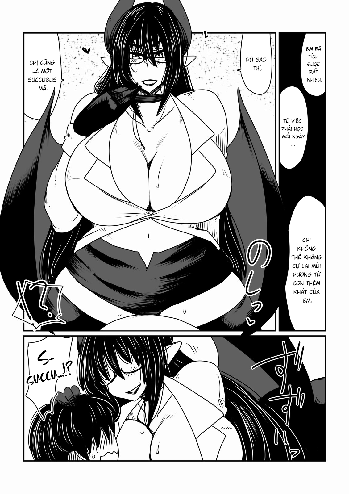 Đọc truyện hentai Succubus-san and the Boy Next Door - Oneshot