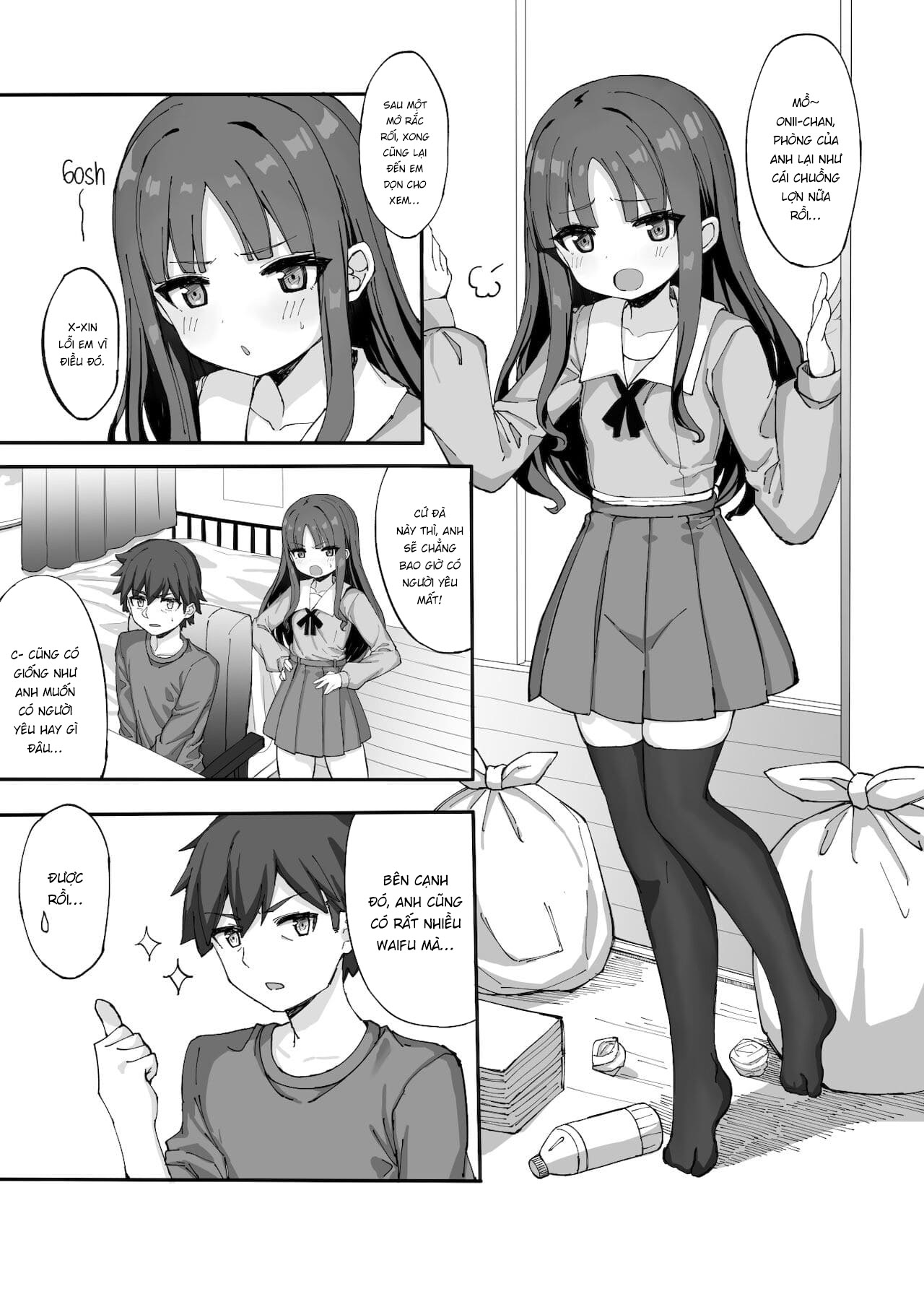 Đọc truyện hentai Imouto ni Ashikoki Sareta node, Shikaeshi Oshioki Ecchi - Oneshot