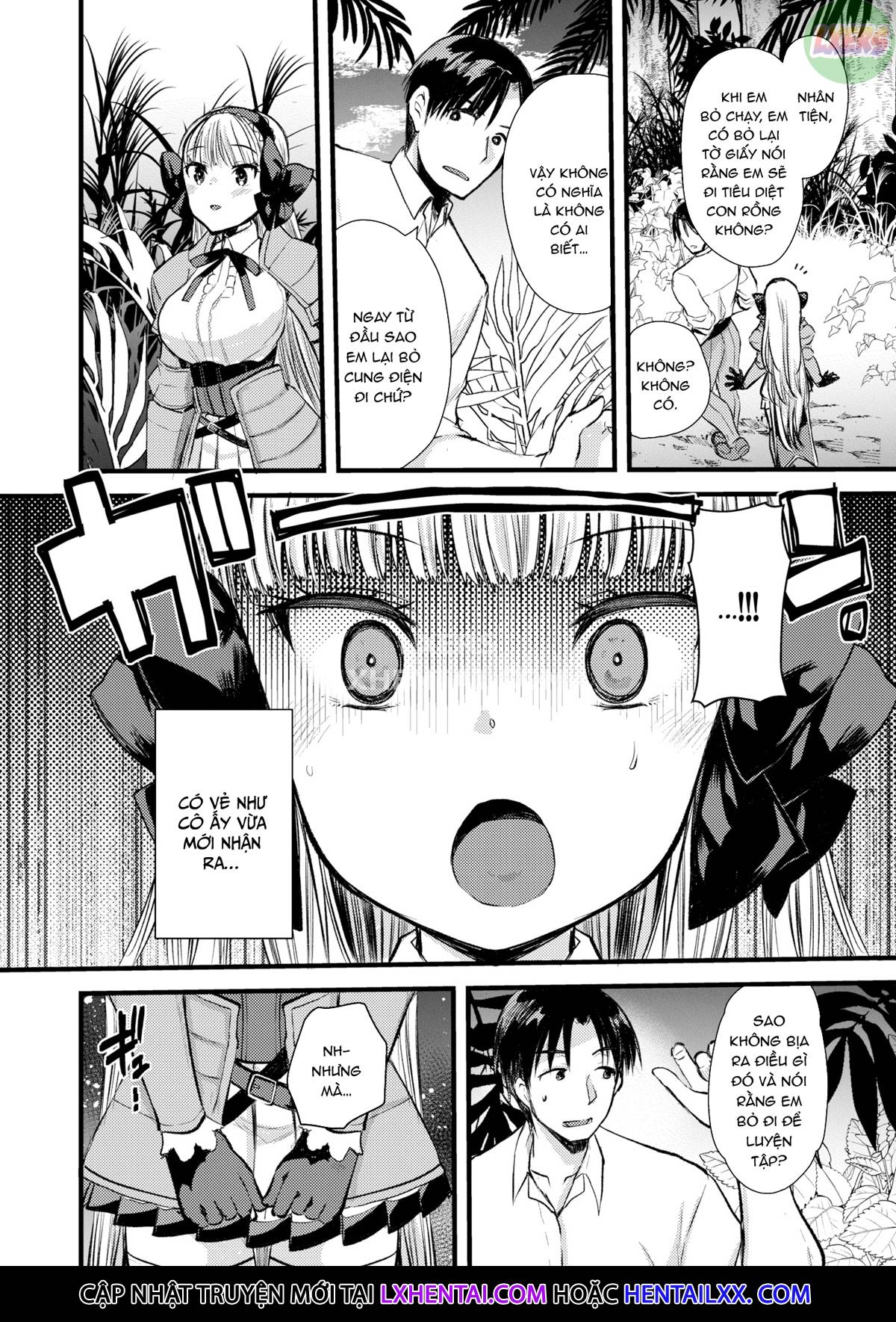 Đọc truyện hentai Cuộc sống thư thái nơi đảo hoang cùng cô Kỵ sĩ công chúa Level 1 - Chap 6