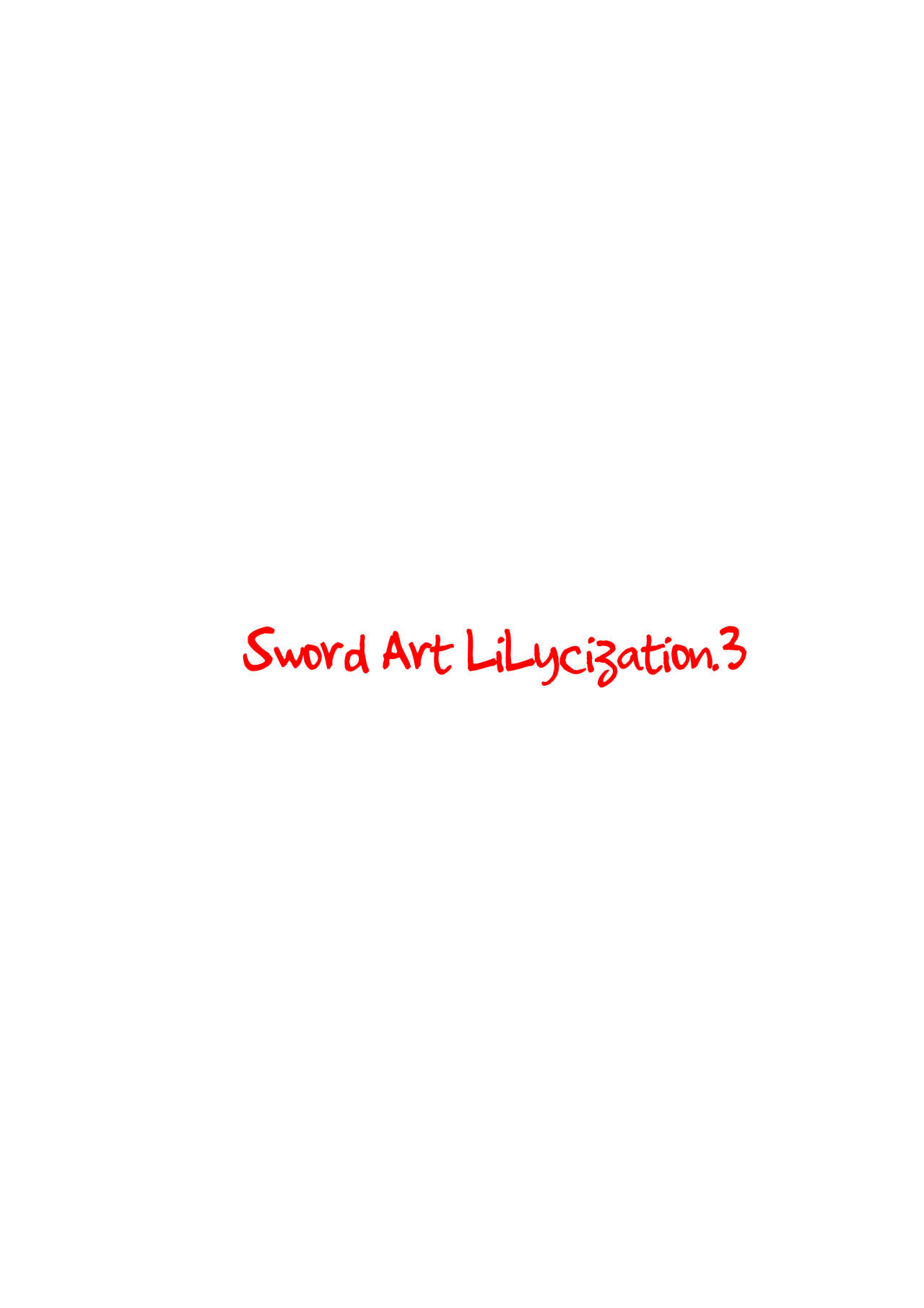 Đọc truyện hentai Sword Art Lilycization 3 - Oneshot (Không Che)
