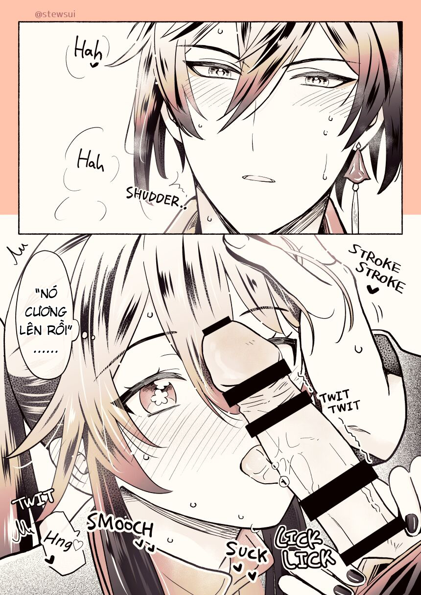 Đọc truyện hentai Zhongli x Hu Tao love story - Oneshot