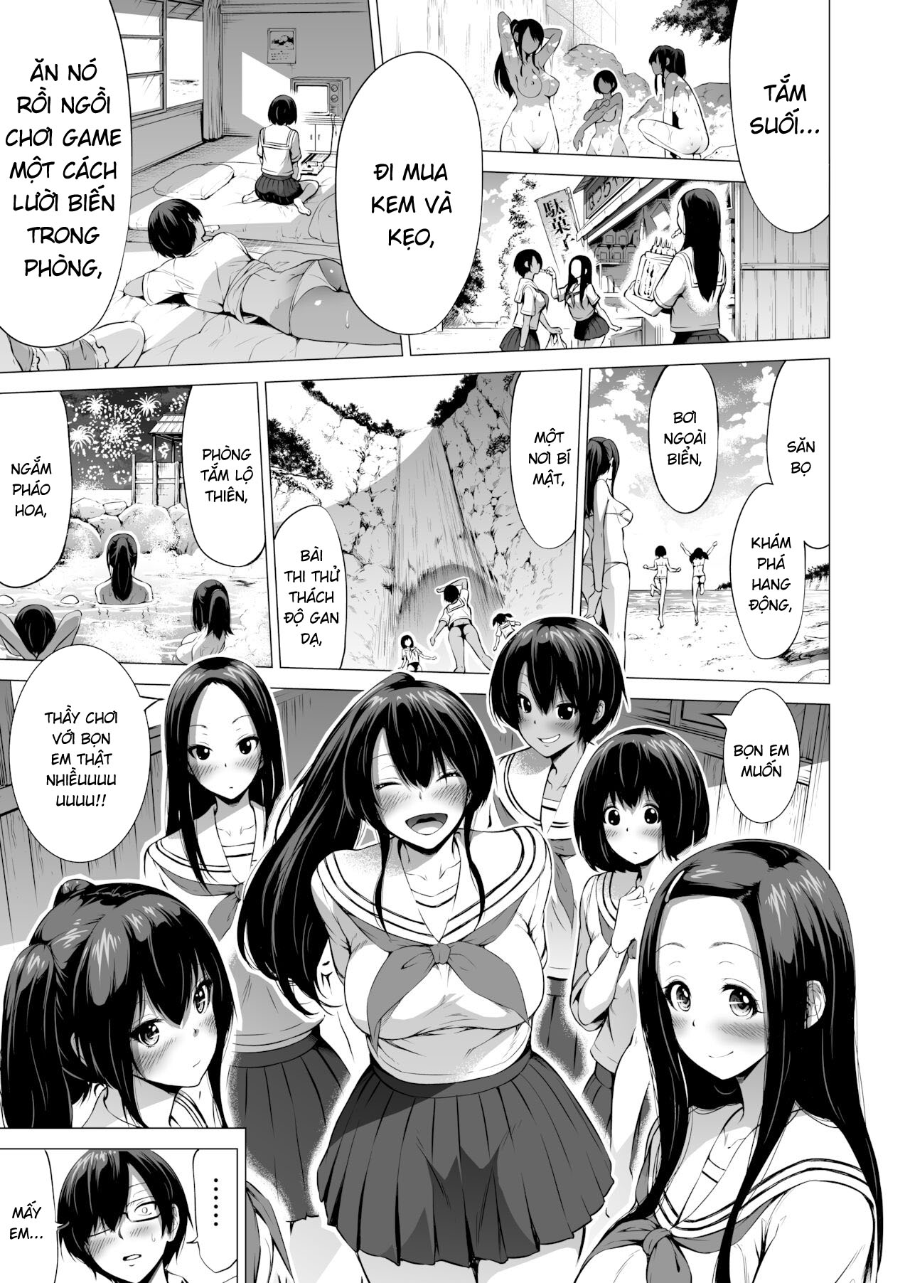 Đọc truyện hentai Thiên đường của Nanaka ~ Dàn harem trong ngôi trường ở vùng quê hẻo lánh - Chapter 1
