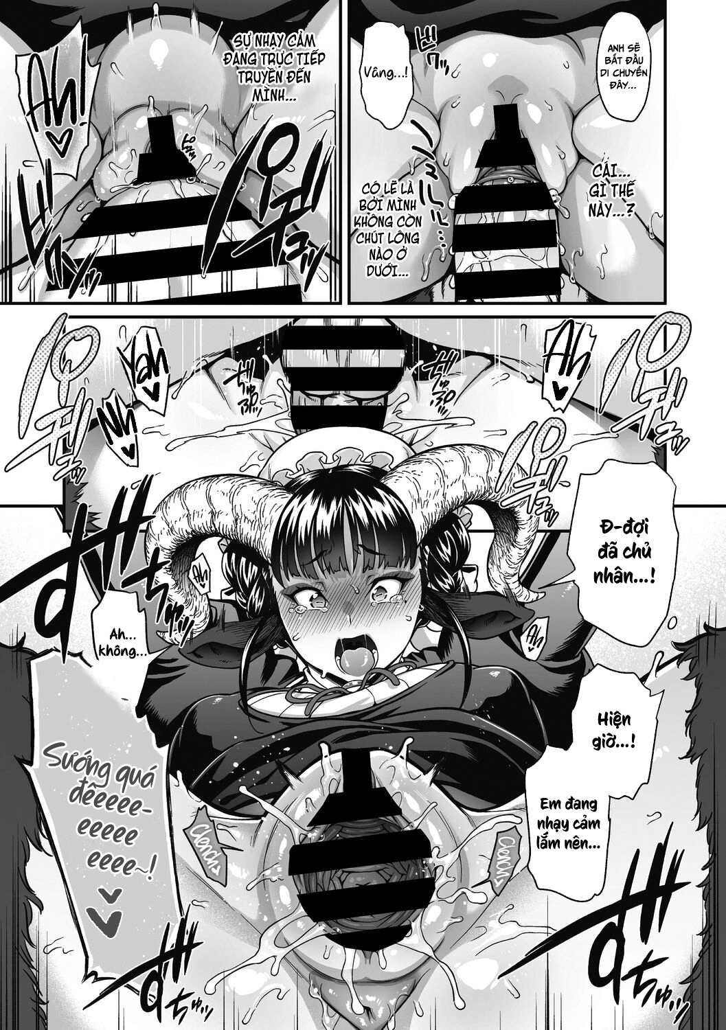 Đọc truyện hentai Chuyện tình lãng mạn của cô hầu gái lắm lông - Oneshot