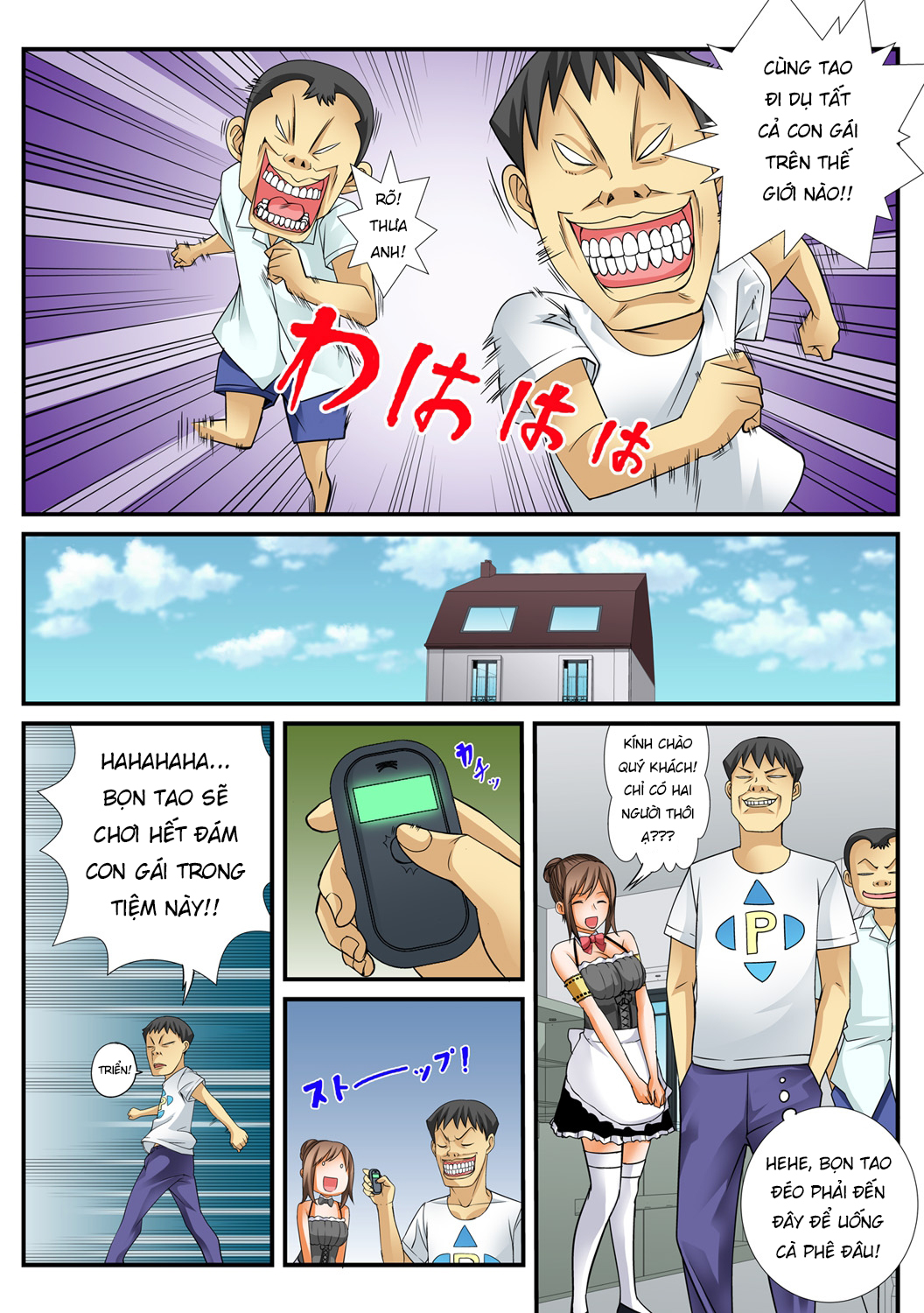 Đọc truyện hentai Ngưng đọng thời gian và đi chịch dạo!!! - Chap 1