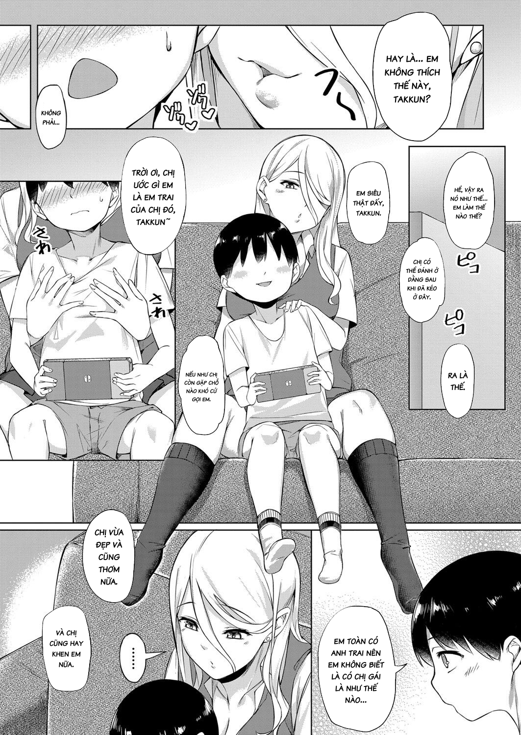 Đọc truyện hentai Ngày cậu bé biết được mùi gái - Oneshot