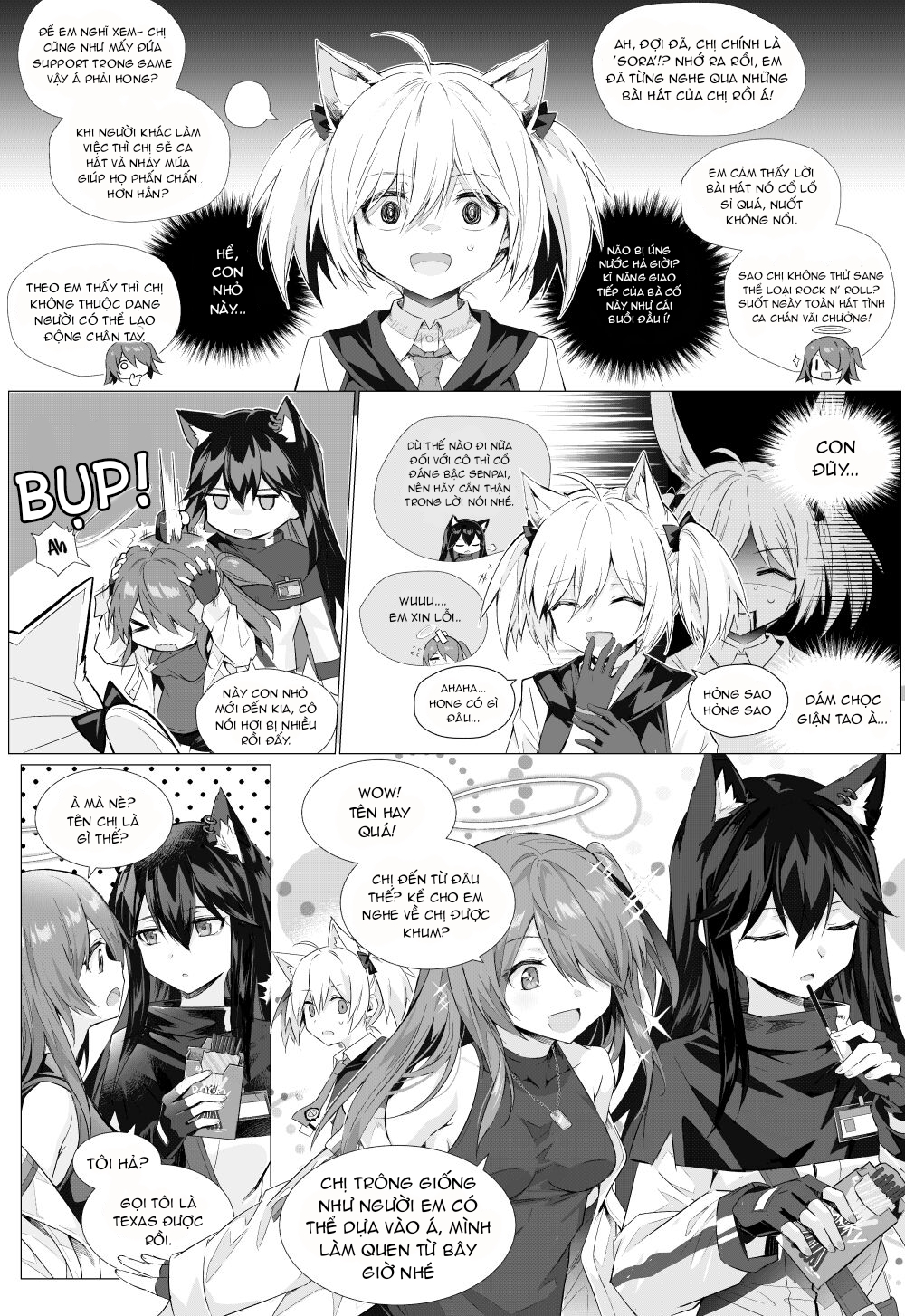 Đọc truyện hentai Futa Sora x Exusiai - Oneshot