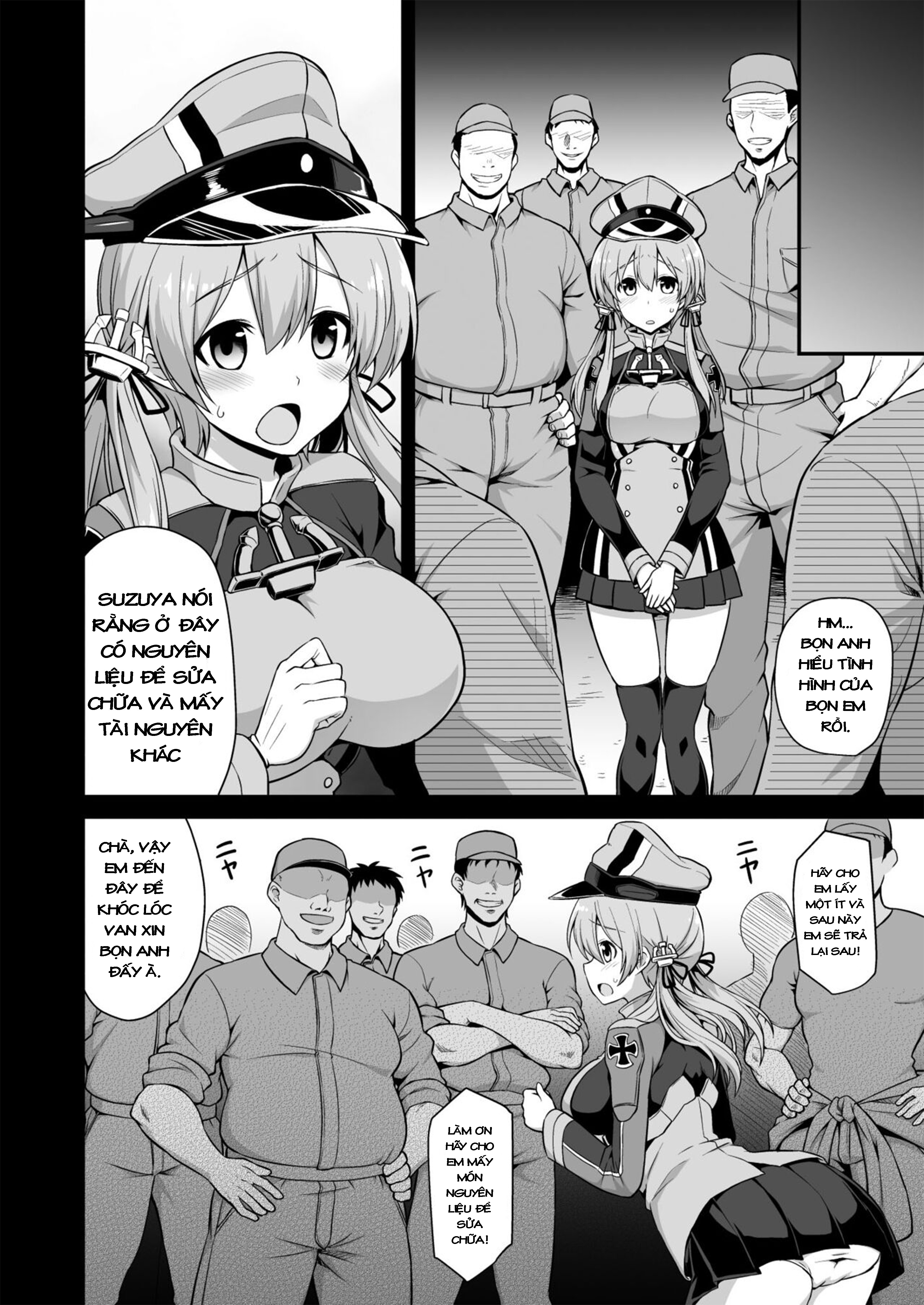 Đọc truyện hentai Đêm trước khi Kanmusu mang thai, mối tình bị đánh thuốc mê của Prinz Eugen - Oneshot