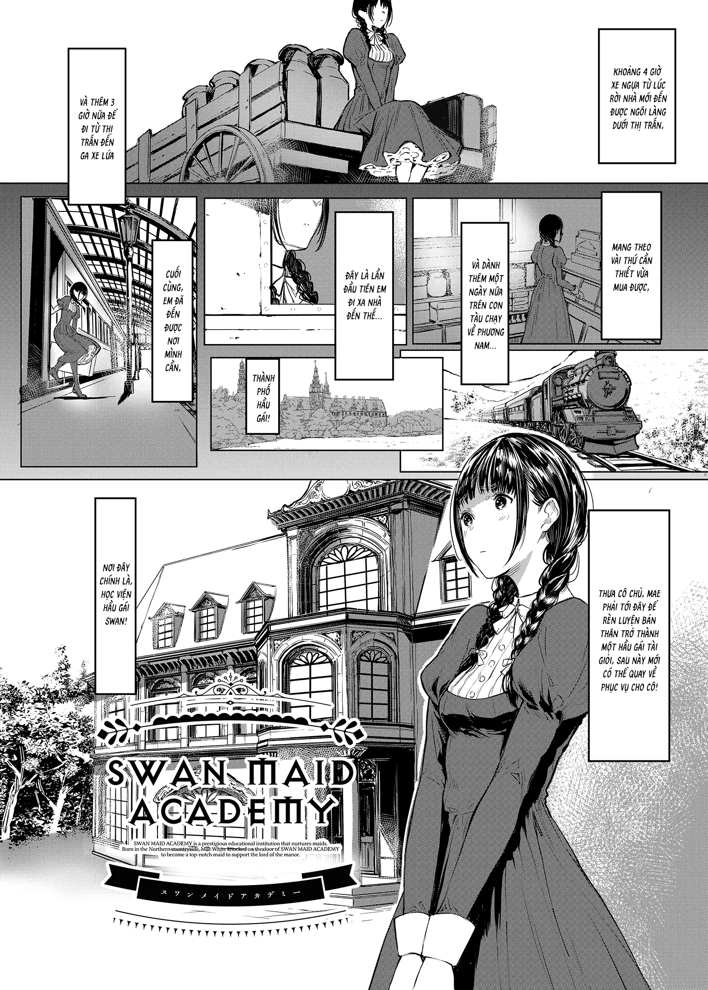 Đọc truyện hentai Học viện thiên nga hầu gái - Oneshot