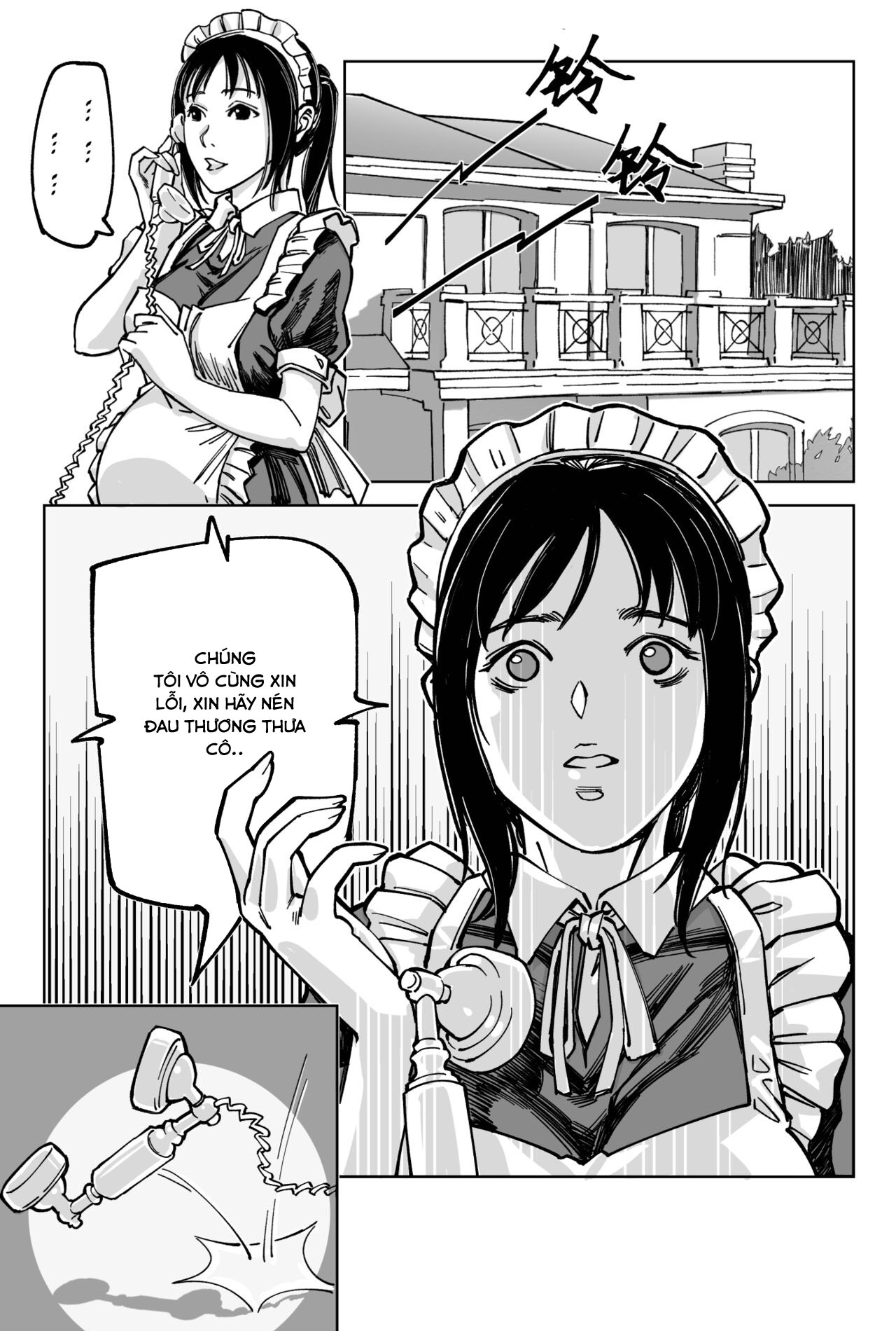 Đọc truyện hentai Gia đình giàu có sống sót - Chap 1