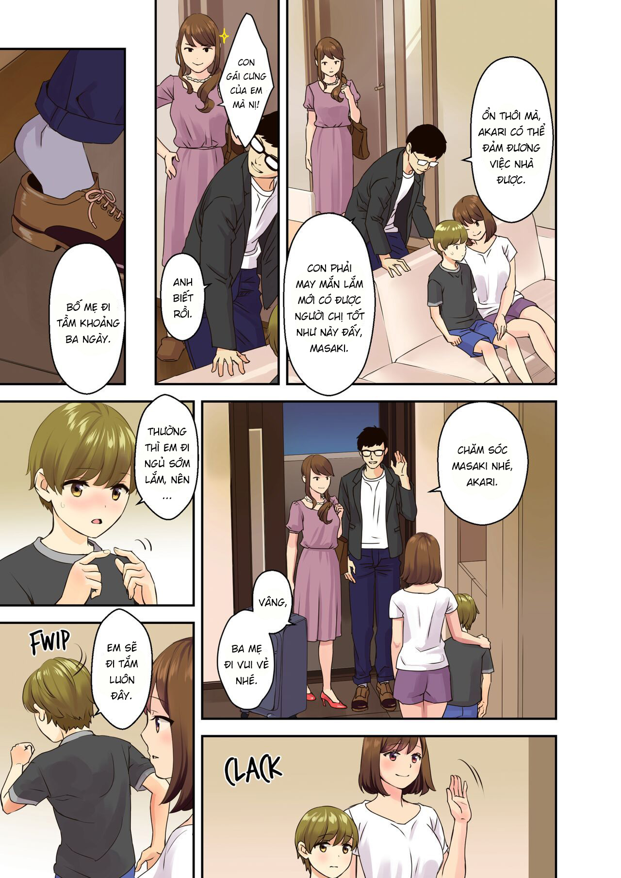 Đọc truyện hentai Khi ba mẹ vắng nhà... - Oneshot