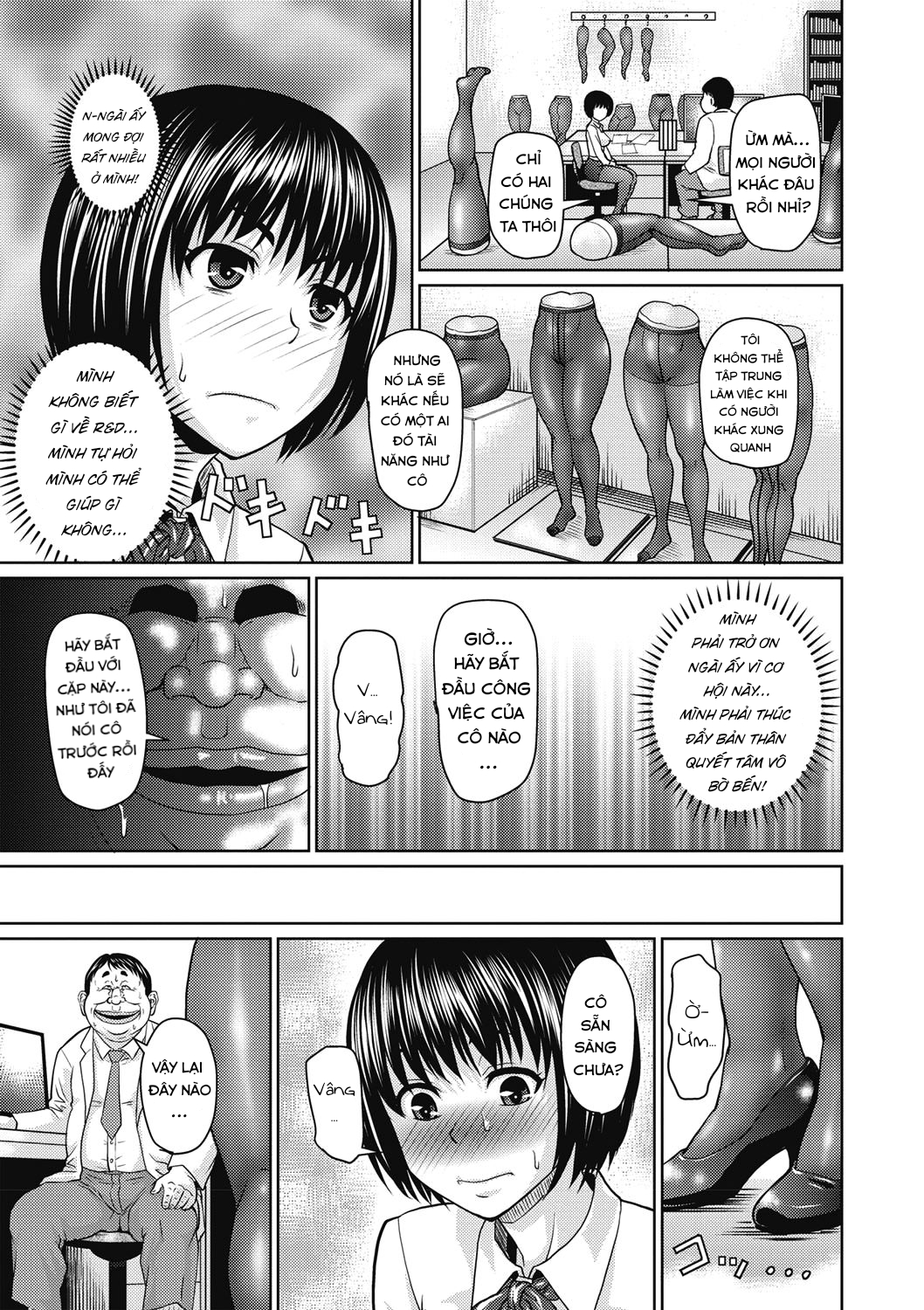 Đọc truyện hentai Nikkanteki Kuro Stocking Seikatsu - Chap 3