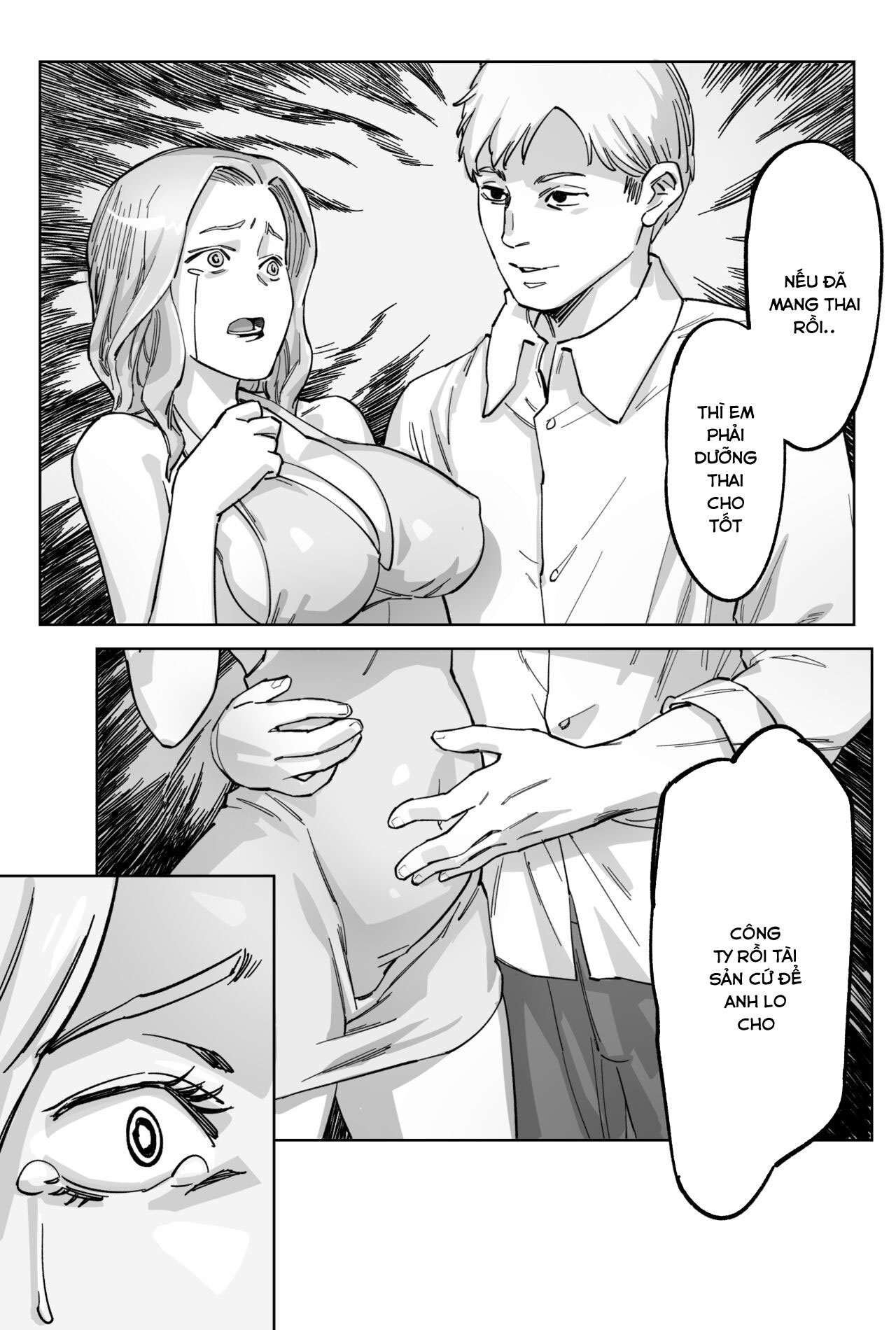 Đọc truyện hentai Gia đình giàu có sống sót - Chap 2