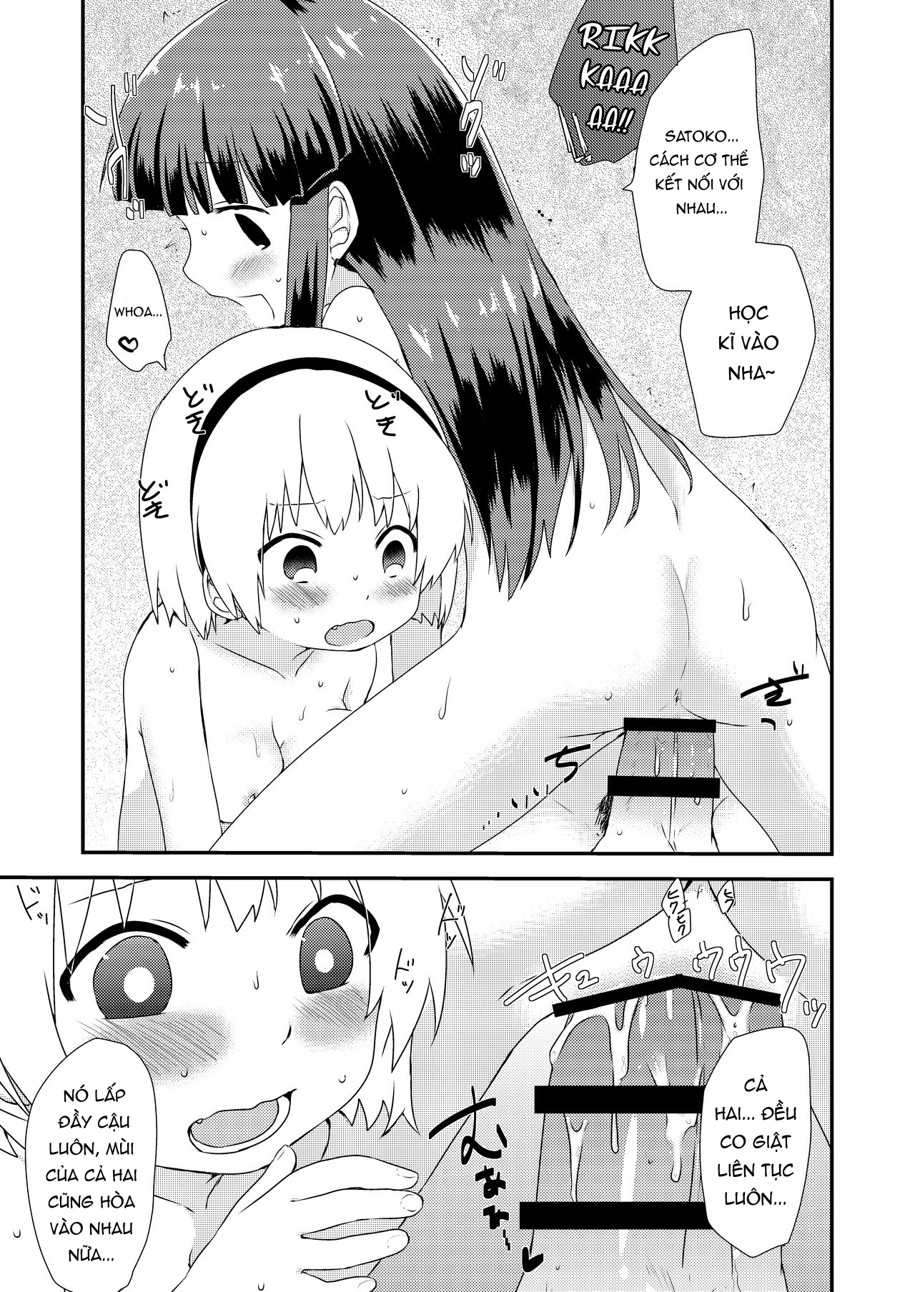 Đọc truyện hentai Rika-chan to Satoko ga Keiichi o Osou Hon - Oneshot