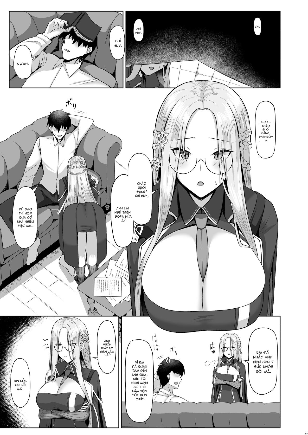 Đọc truyện hentai Chào buổi sáng (Azur Lane) - Oneshot