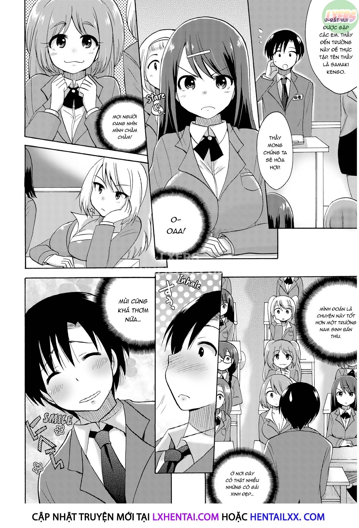 Đọc truyện hentai Dàn Harem ướt át ở học viện - Chap 1