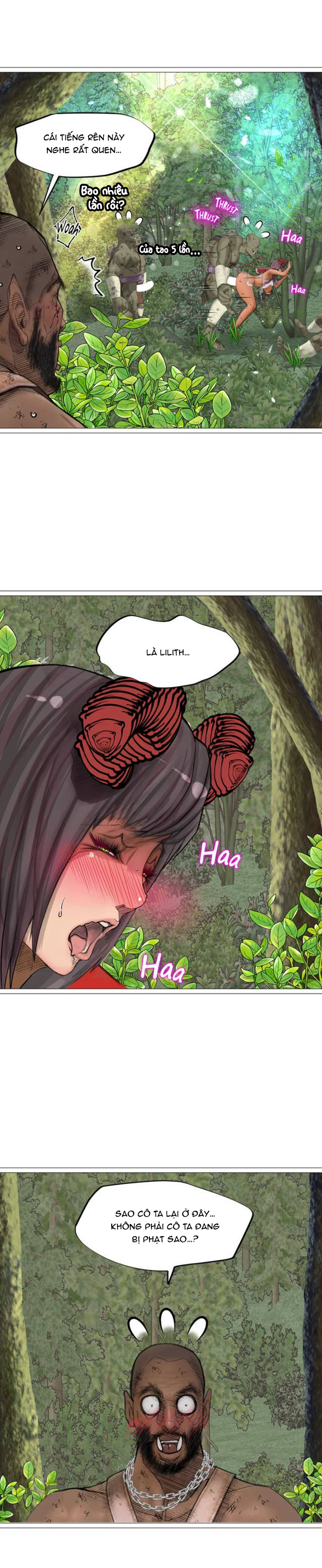Đọc truyện hentai Nữ Hoàng Dark Elf Và Nô Lệ Orc - Chap 17