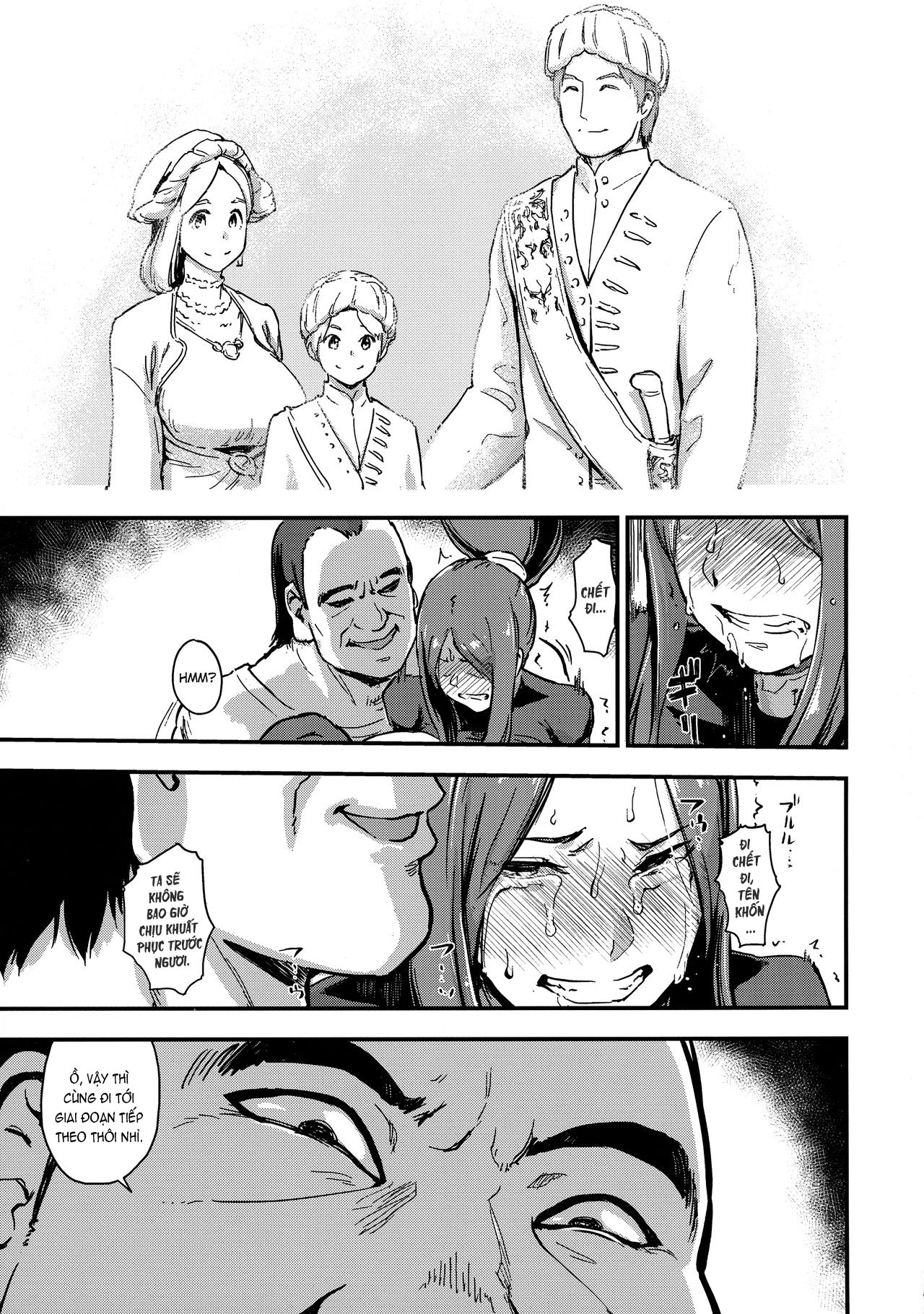 Đọc truyện hentai Majuu Teikoku Hishi Chuu Otto no Tame ni Kairaku Goumon ni Taeru Boukoku no Ouhi 2 - Oneshot