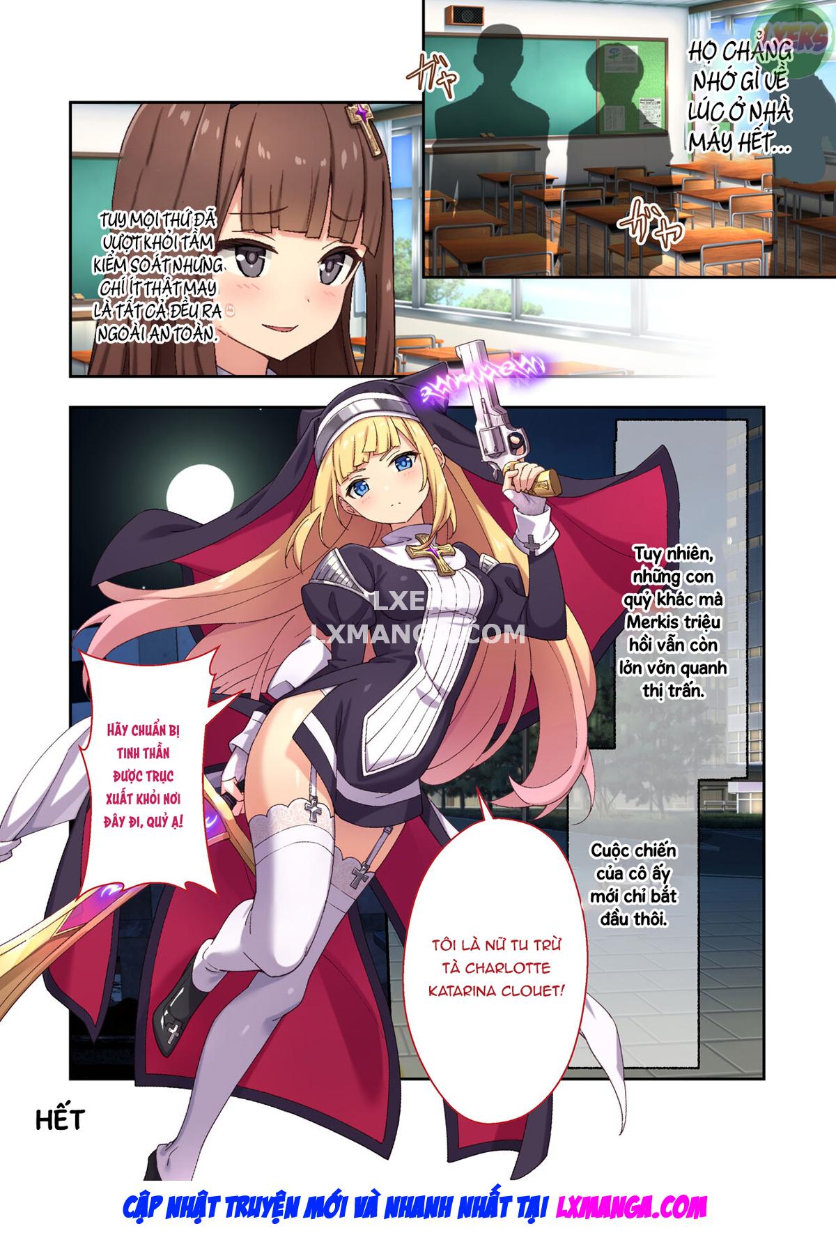 Đọc truyện hentai Nữ tu trừ tà Charlotte - Oneshot