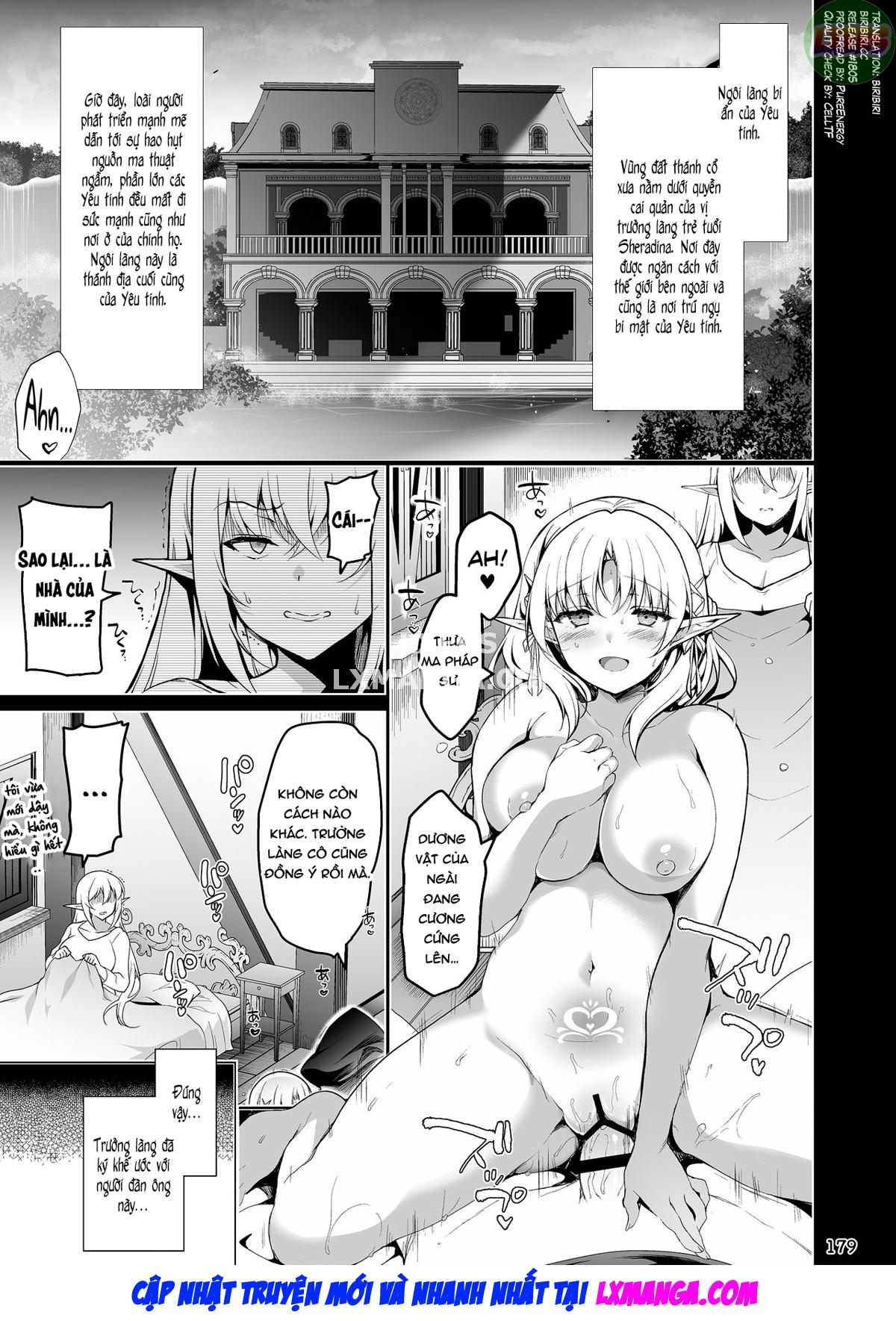 Đọc truyện hentai Elf ni Inmon o Tsukeru Hon Chap 4 LEVEL:1~4