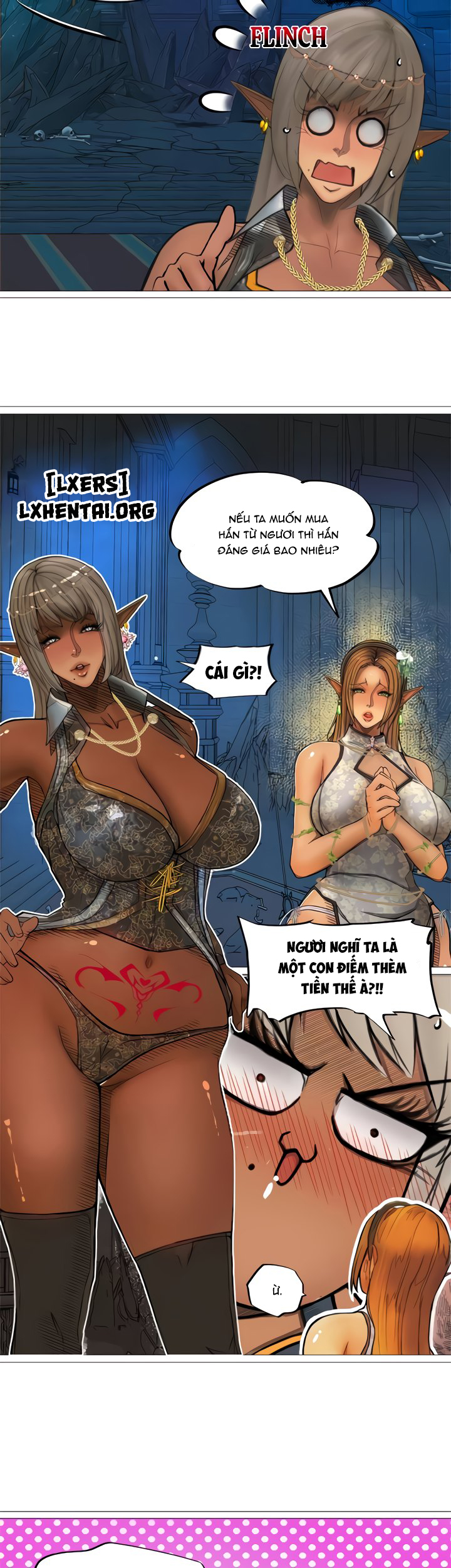 Đọc truyện hentai Nữ Hoàng Dark Elf Và Nô Lệ Orc Chap 31 END
