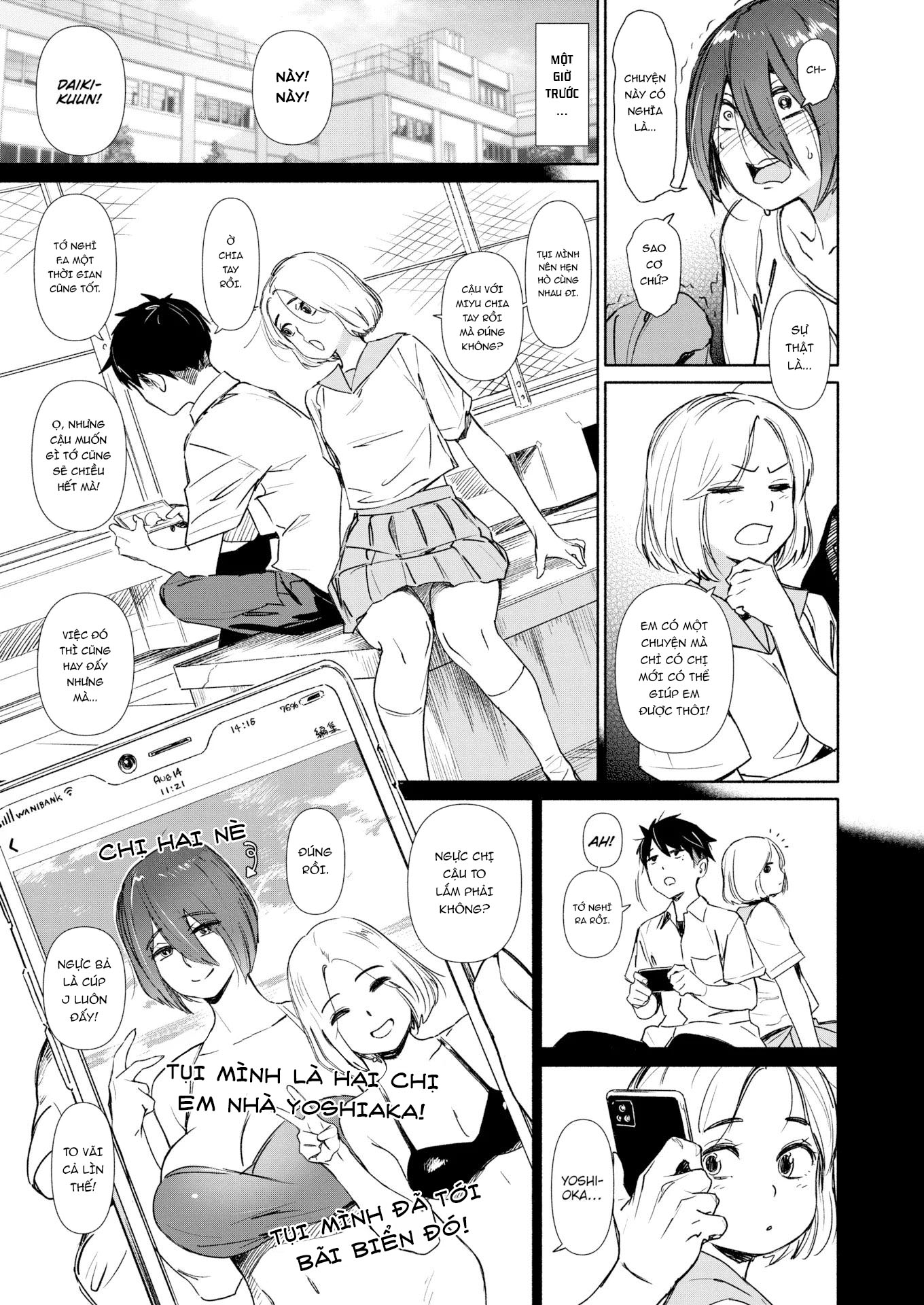 Đọc truyện hentai Chị hai gắn kết hai đứa mình - Oneshot
