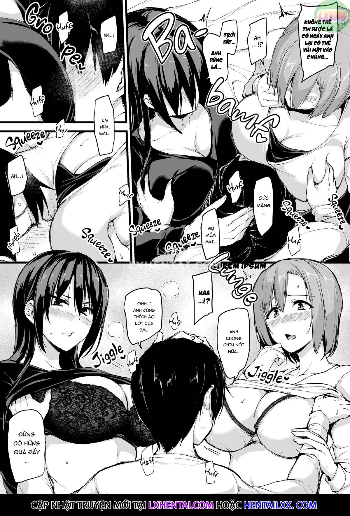 Đọc truyện hentai Không lên đỉnh nổi nếu không có hai cặp vú khủng nên vợ tôi đã đưa bạn của cô ấy đến! - Chap 1
