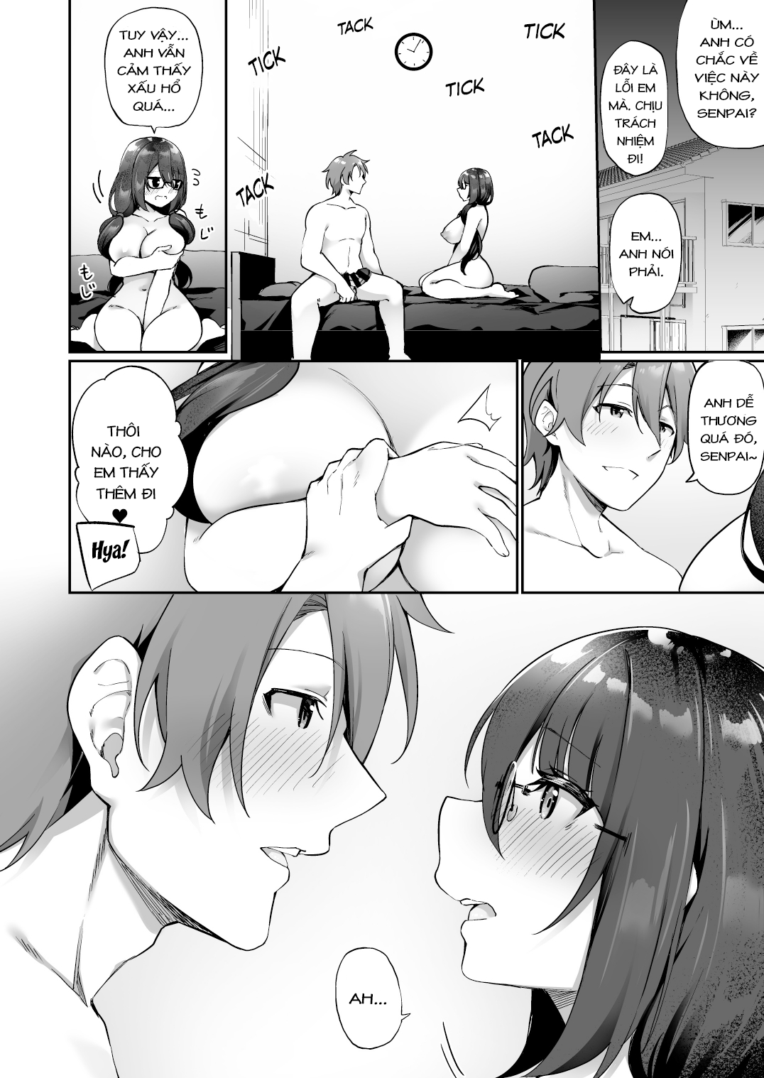Đọc truyện hentai Boku No Koe O Kiku Dake De Hatsujou Shichau Yandere Kyonyuu Kouhai Ni Karada O Irekaerarete Shimatta! - Oneshot