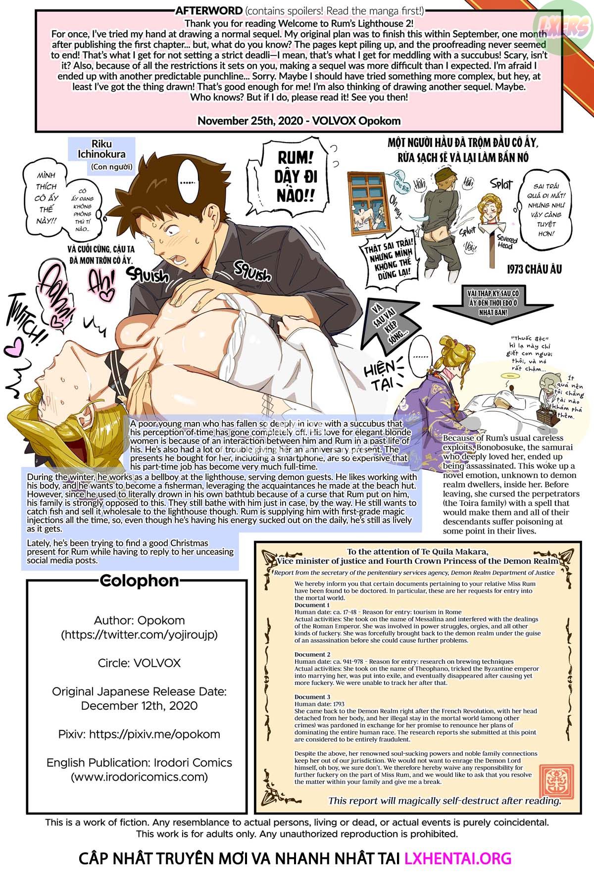 Đọc truyện hentai Welcome To Rum’s Lighthouse - Chap 2 - [END]