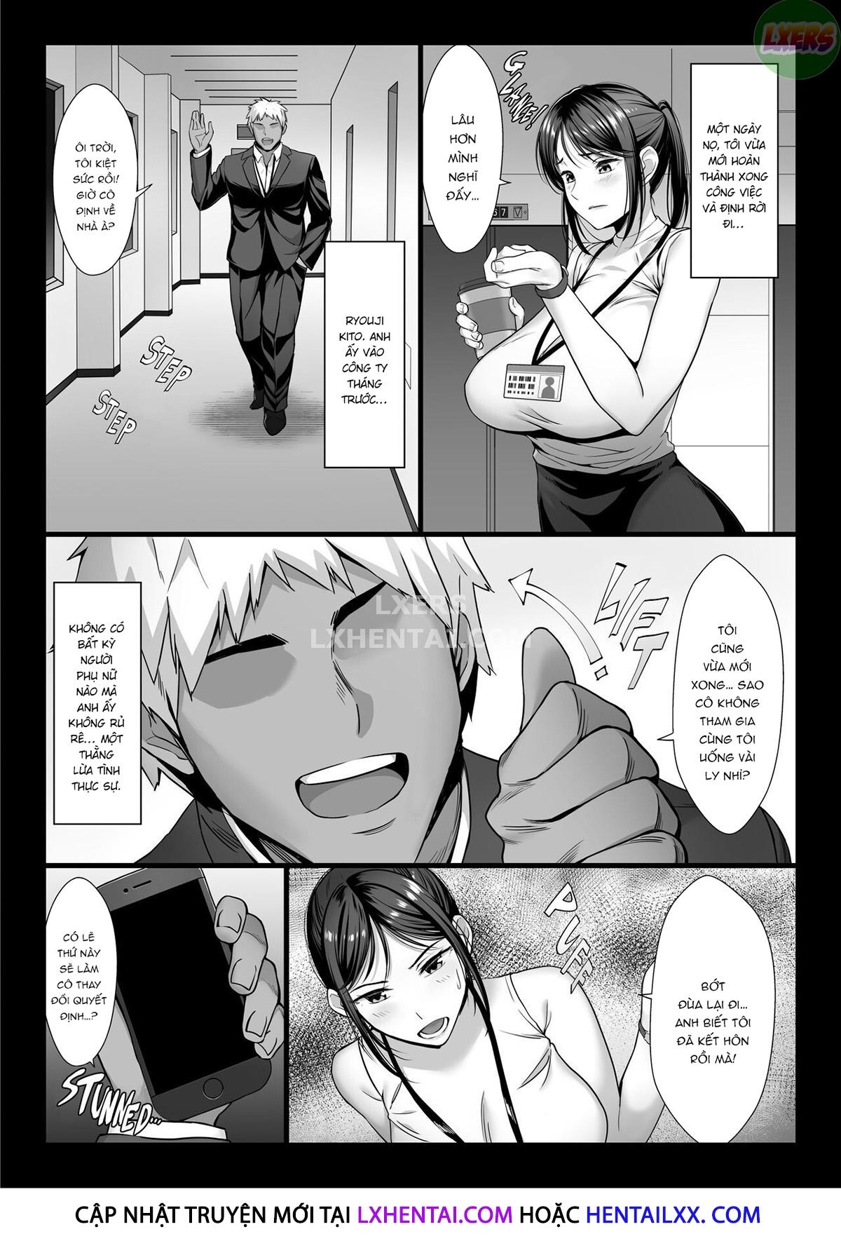 Đọc truyện hentai Niizuma Joushi Wa Buka No Chinpo De Do-M Ochi - Oneshot