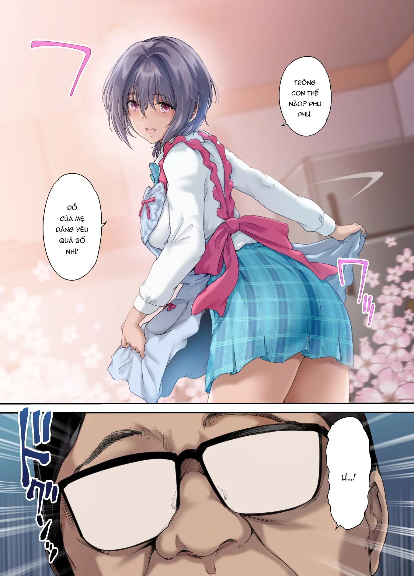 Đọc truyện hentai Con gái được thụ tinh trong phòng ngủ của cặp đôi - Chap 1