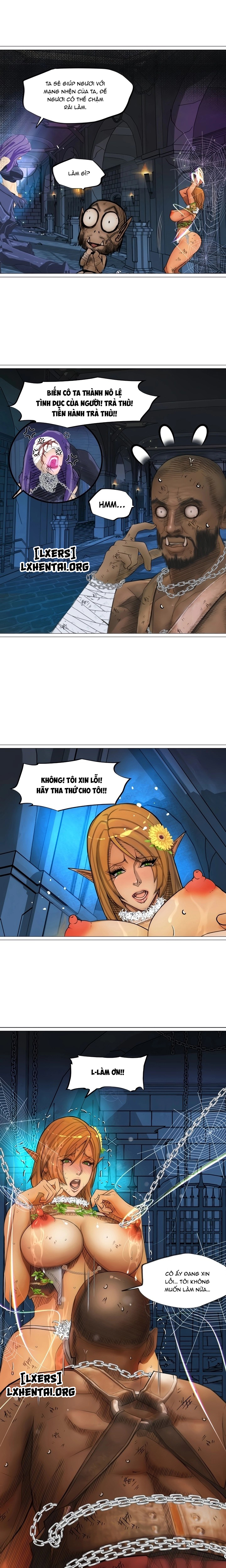 Đọc truyện hentai Nữ Hoàng Dark Elf Và Nô Lệ Orc - Chap 23