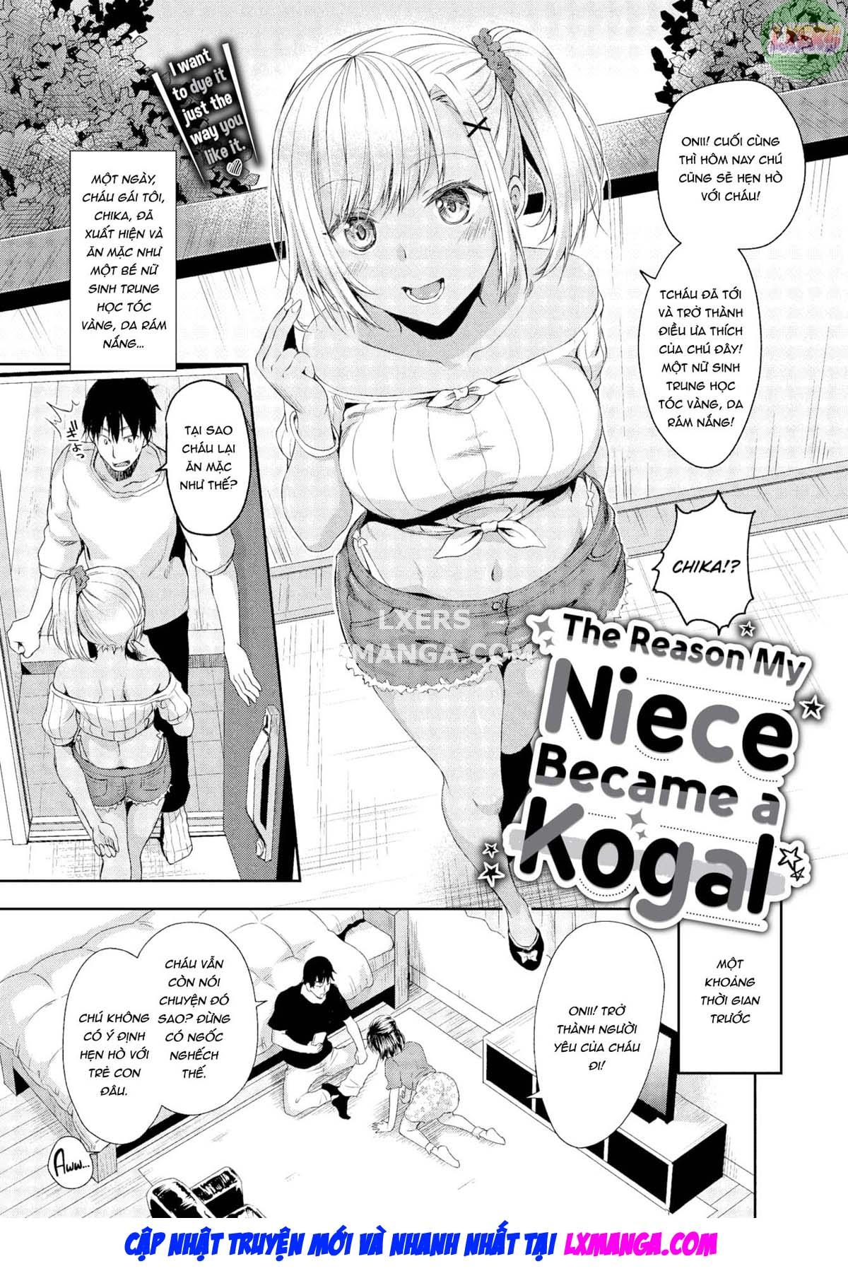 Đọc truyện hentai Lý do cháu gái tôi trở thành Kogal - Oneshot