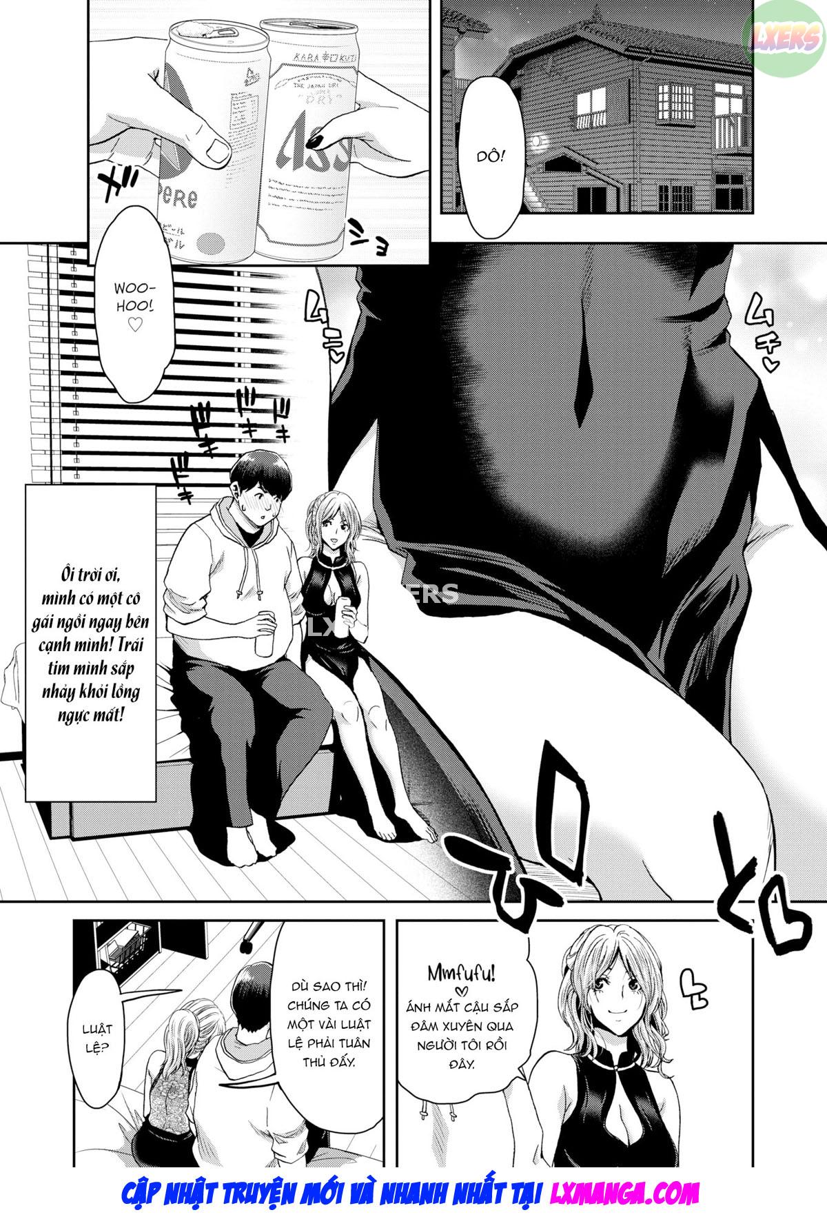Đọc truyện hentai Câu chuyện về một cậu sinh viên đã làm tình với một cô gái ở quán rượu - Oneshot