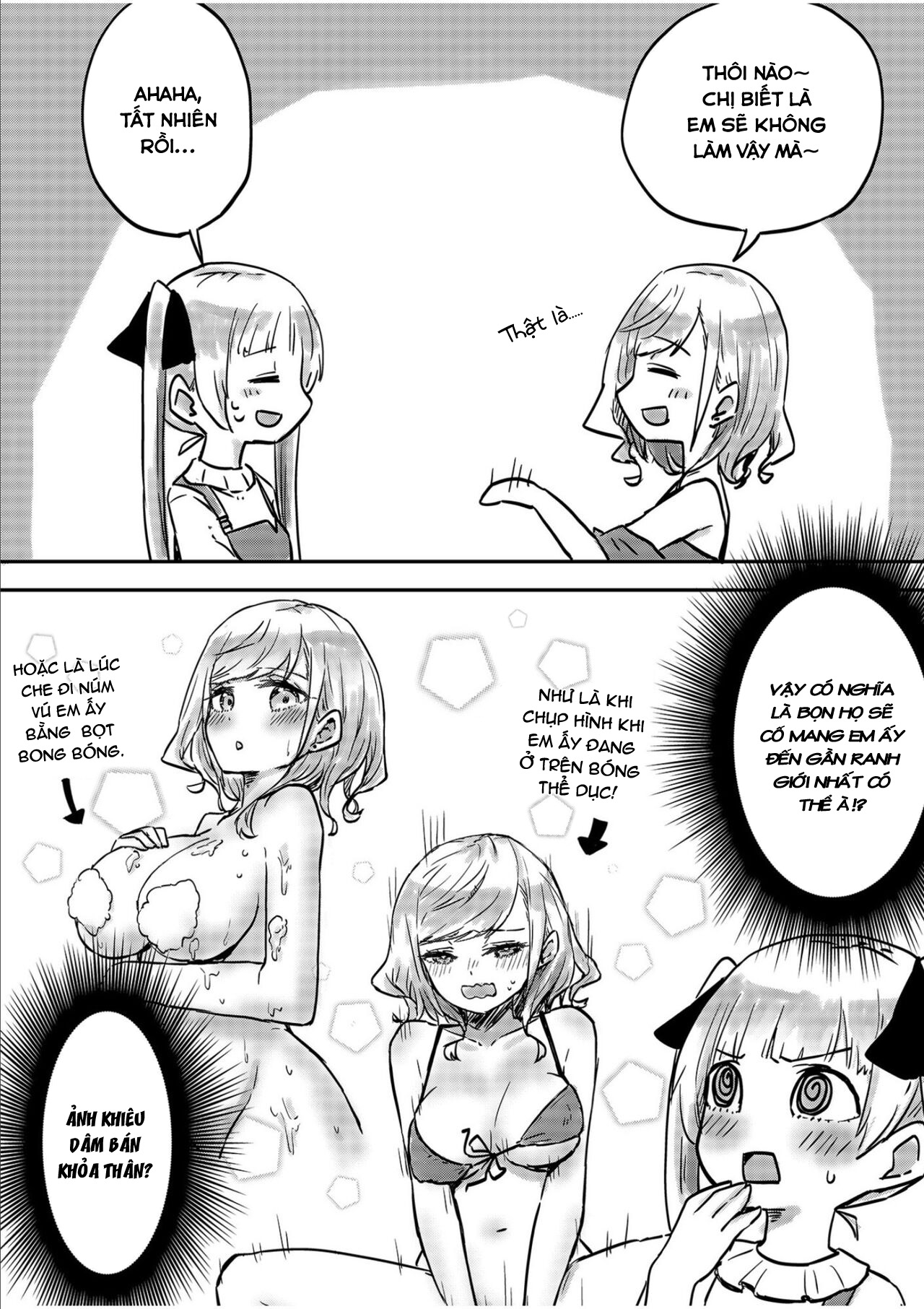 Đọc truyện hentai Cuộc sống của chị em sinh đôi - Chap 2