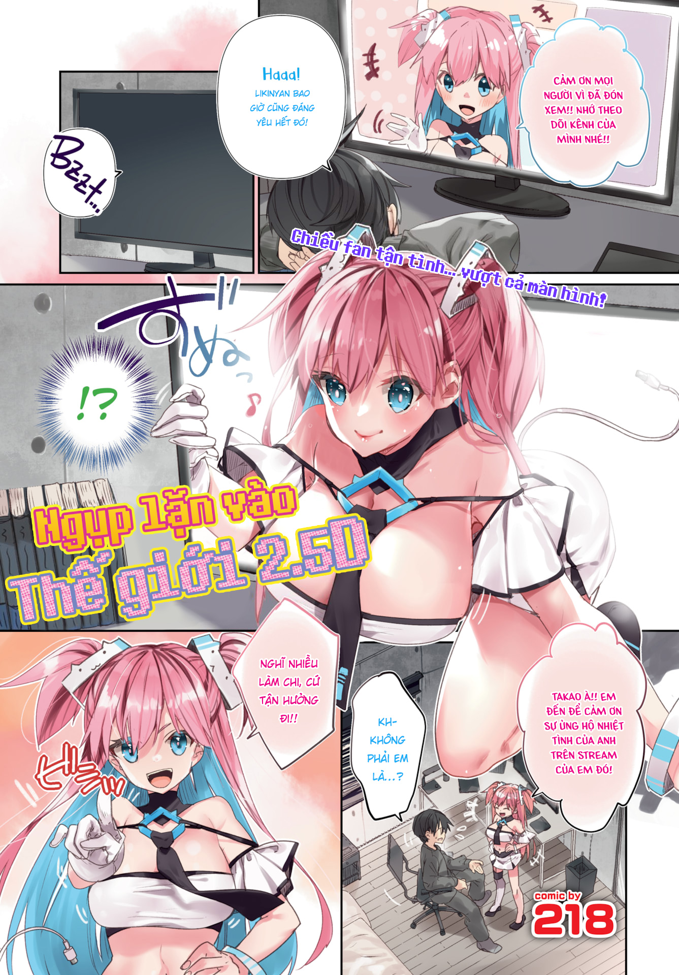 Đọc truyện hentai Ngụp lặn vào thế giới 2.5 D - Oneshot