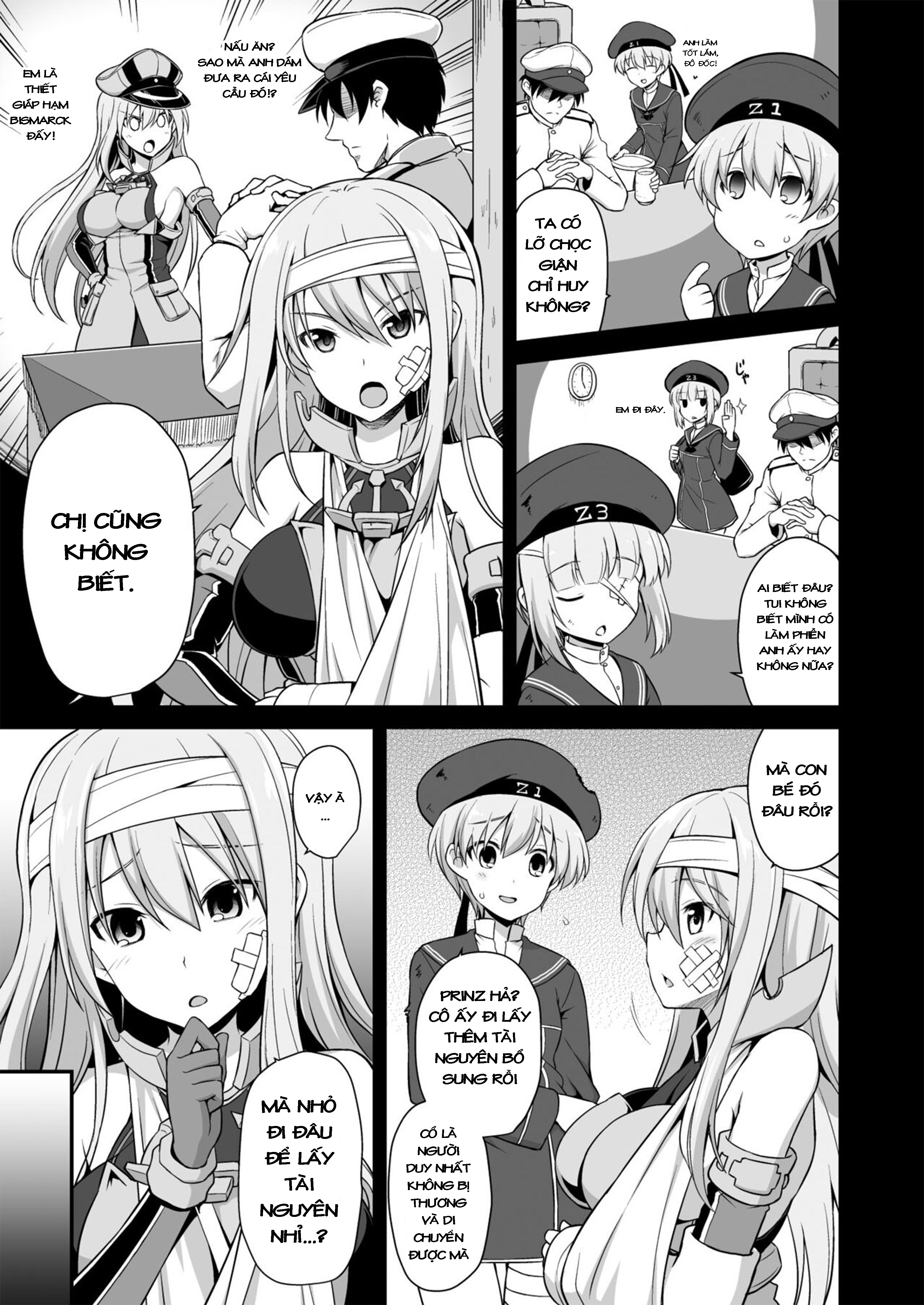 Đọc truyện hentai Đêm trước khi Kanmusu mang thai, mối tình bị đánh thuốc mê của Prinz Eugen - Oneshot
