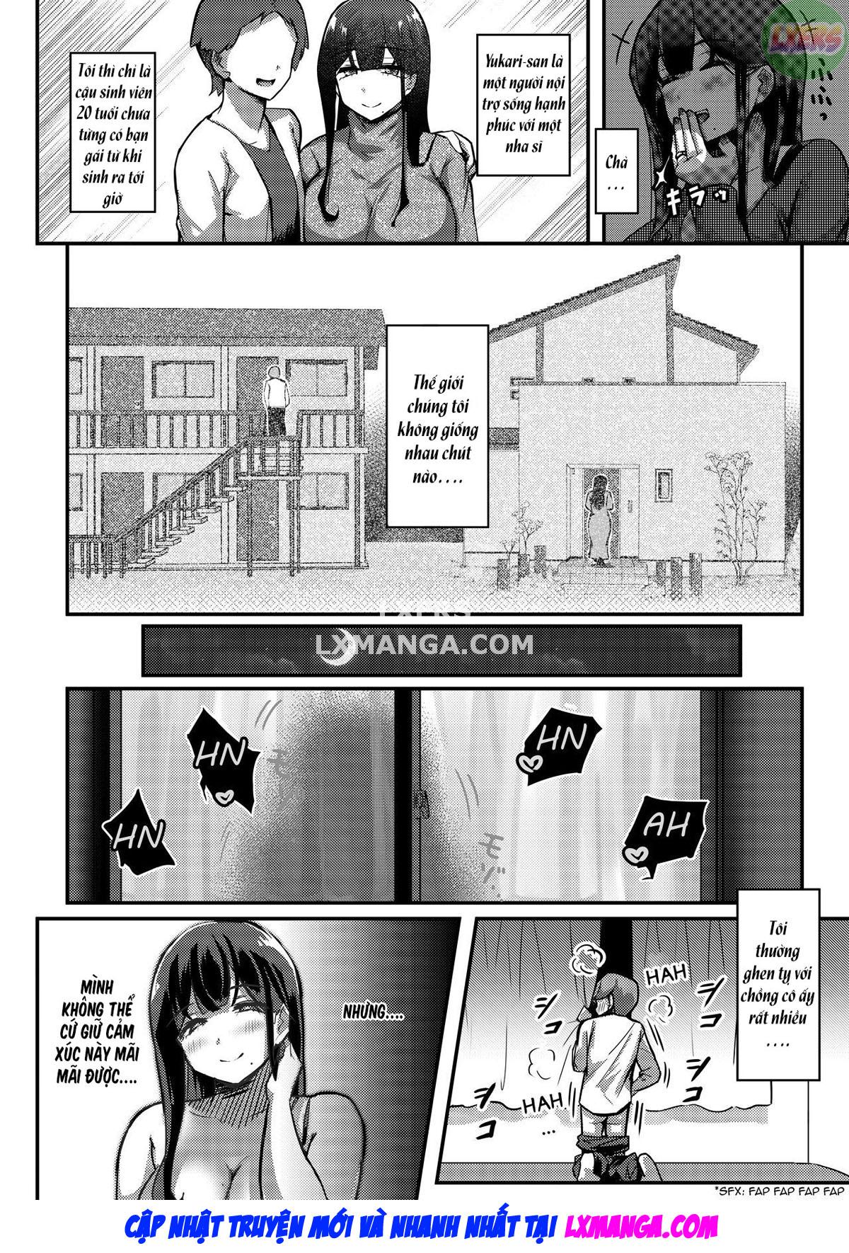Đọc truyện hentai Otonari-San No Muchimuchi Wakazuma To Matching Shichatta Hanashi - Oneshot