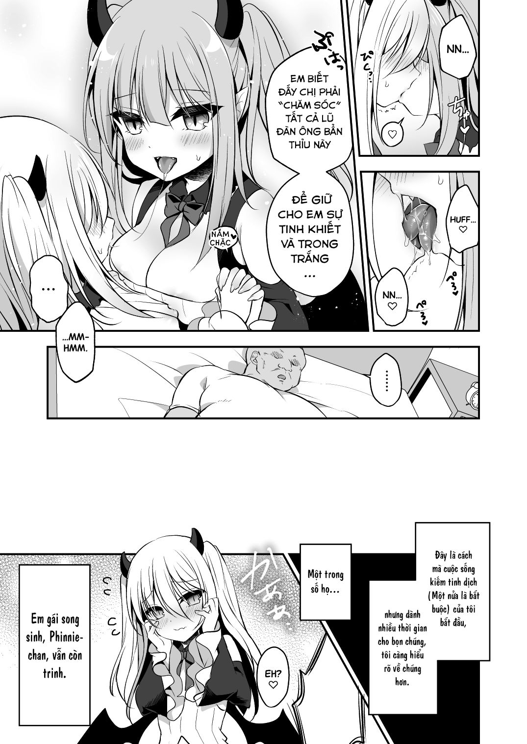 Đọc truyện hentai Huấn luyện bé Succubus ngây thơ thành người nhớn. - Oneshot