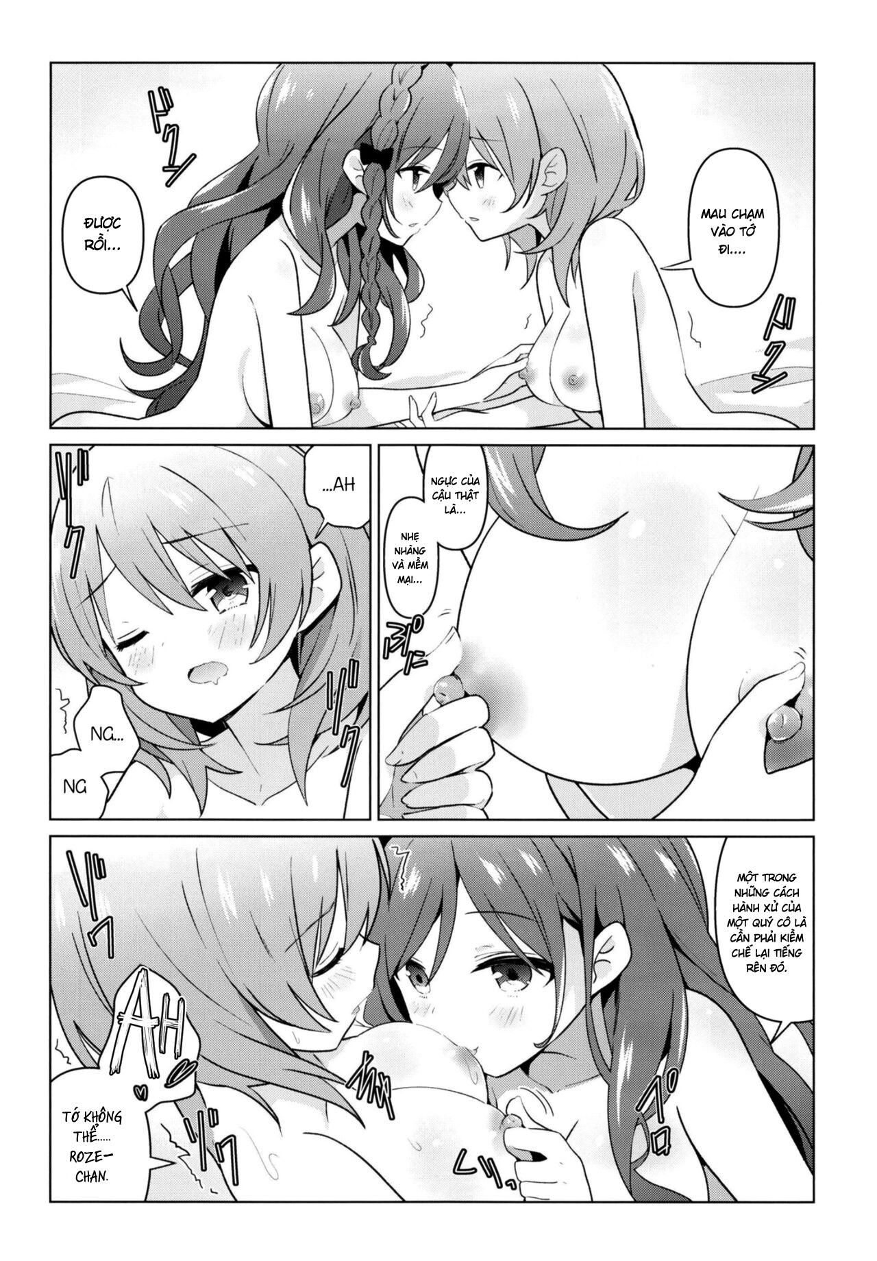 Đọc truyện hentai KokoRoze de Yuri ni Mezameru Hon - Oneshot