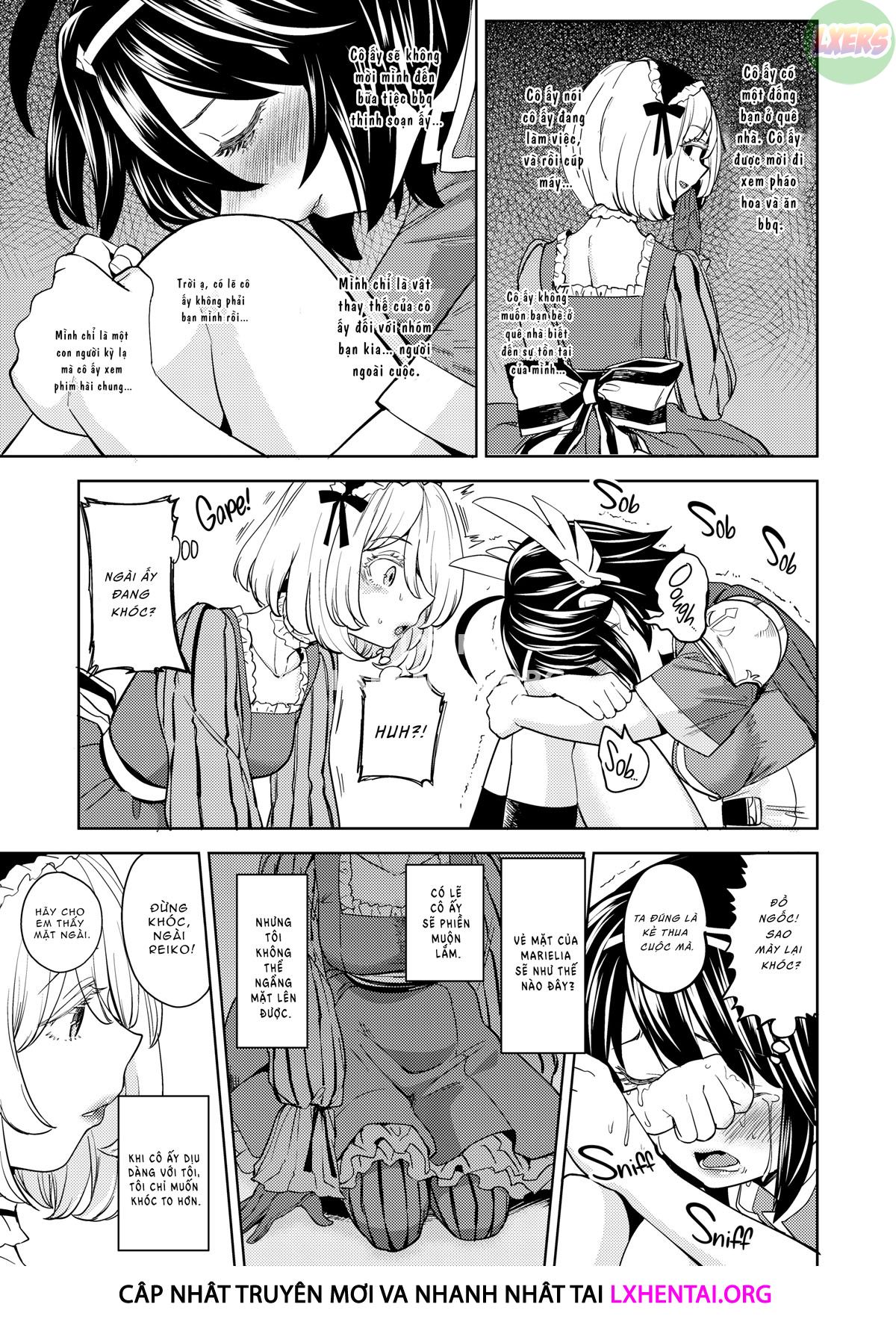 Đọc truyện hentai Tái sinh thành một nữ anh hùng có 5 người vợ quỷ - Chap 4
