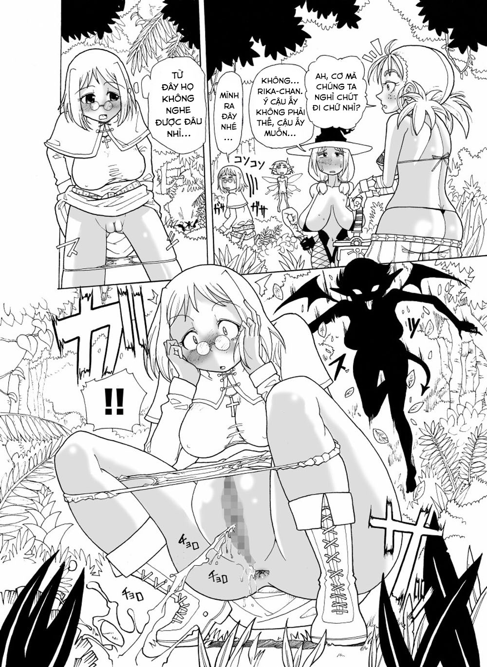 Đọc truyện hentai Kankin Tairankou!! Succubus no Kan - Oneshot