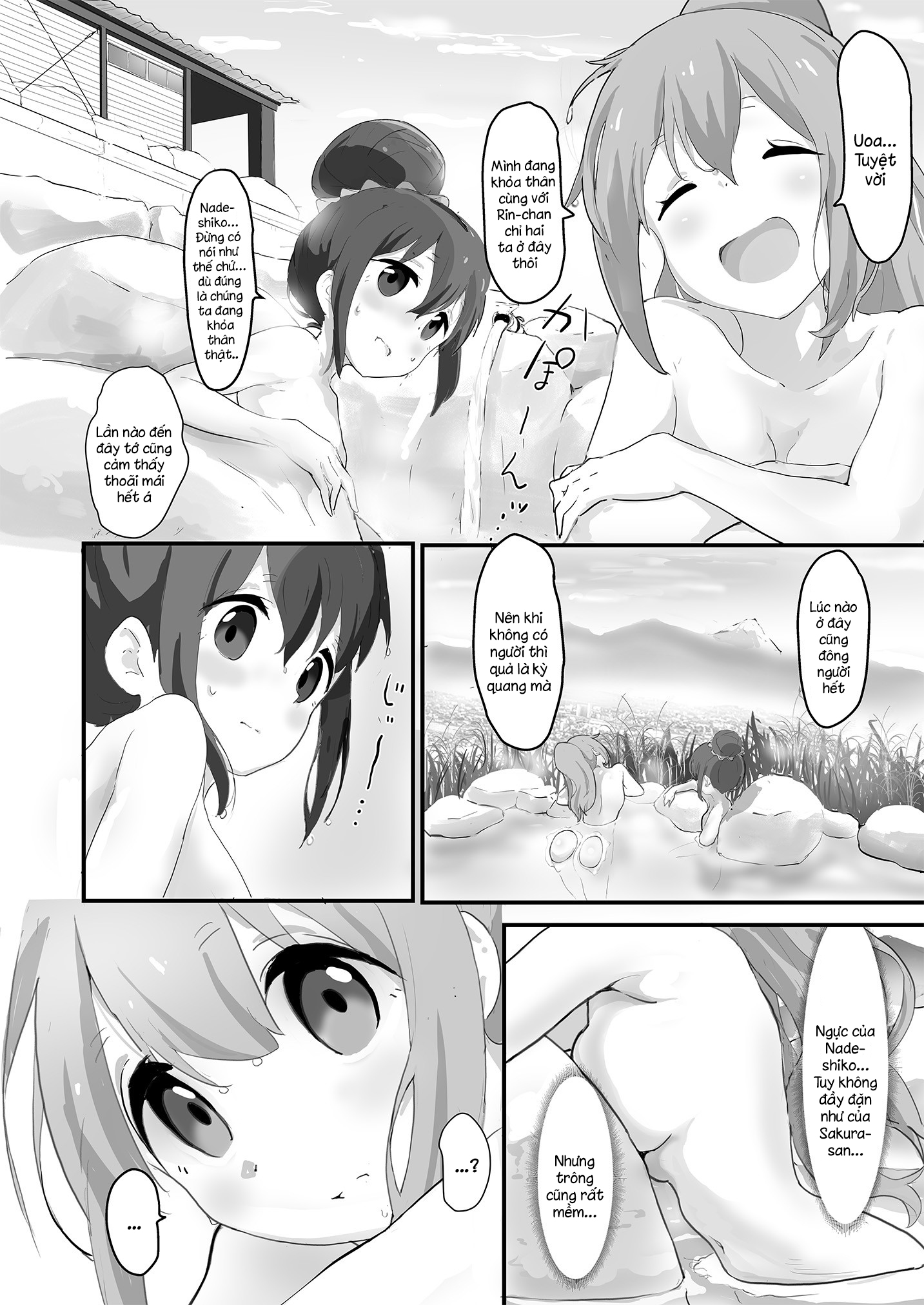 Đọc truyện hentai Nade Rin ga Onsen de - Oneshot