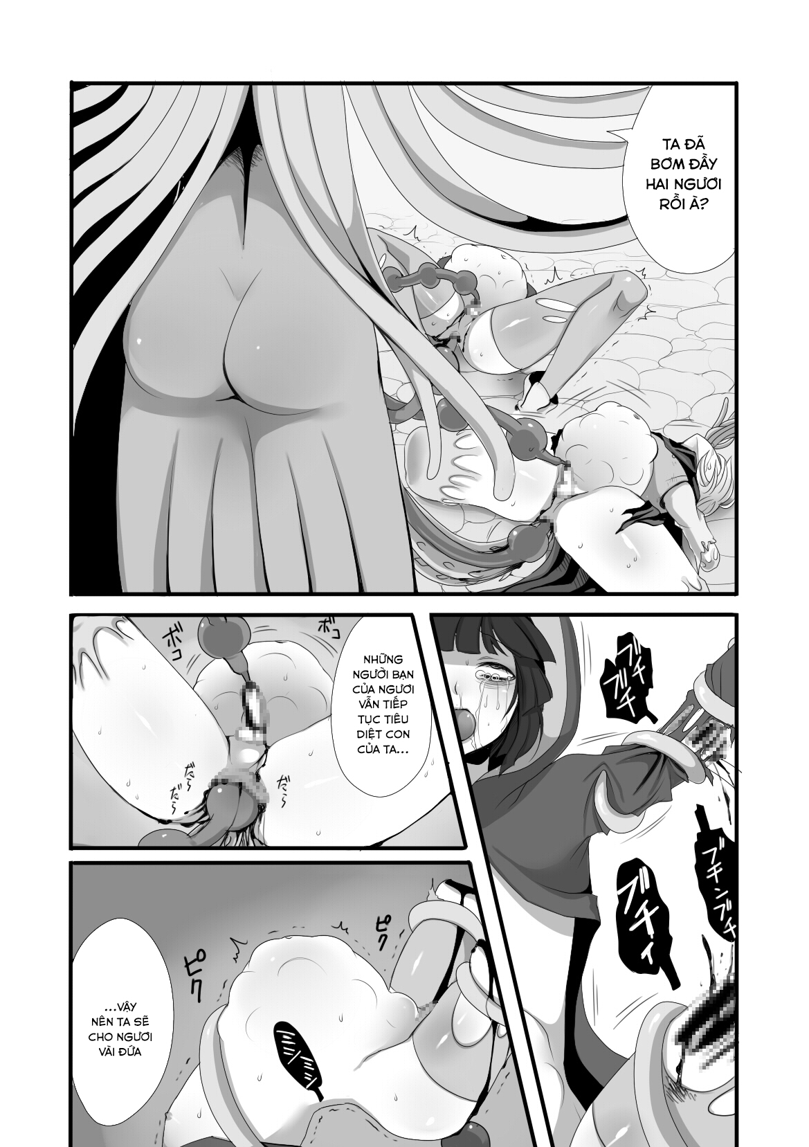 Đọc truyện hentai Quái vật, anh hùng và pháp sư - Oneshot