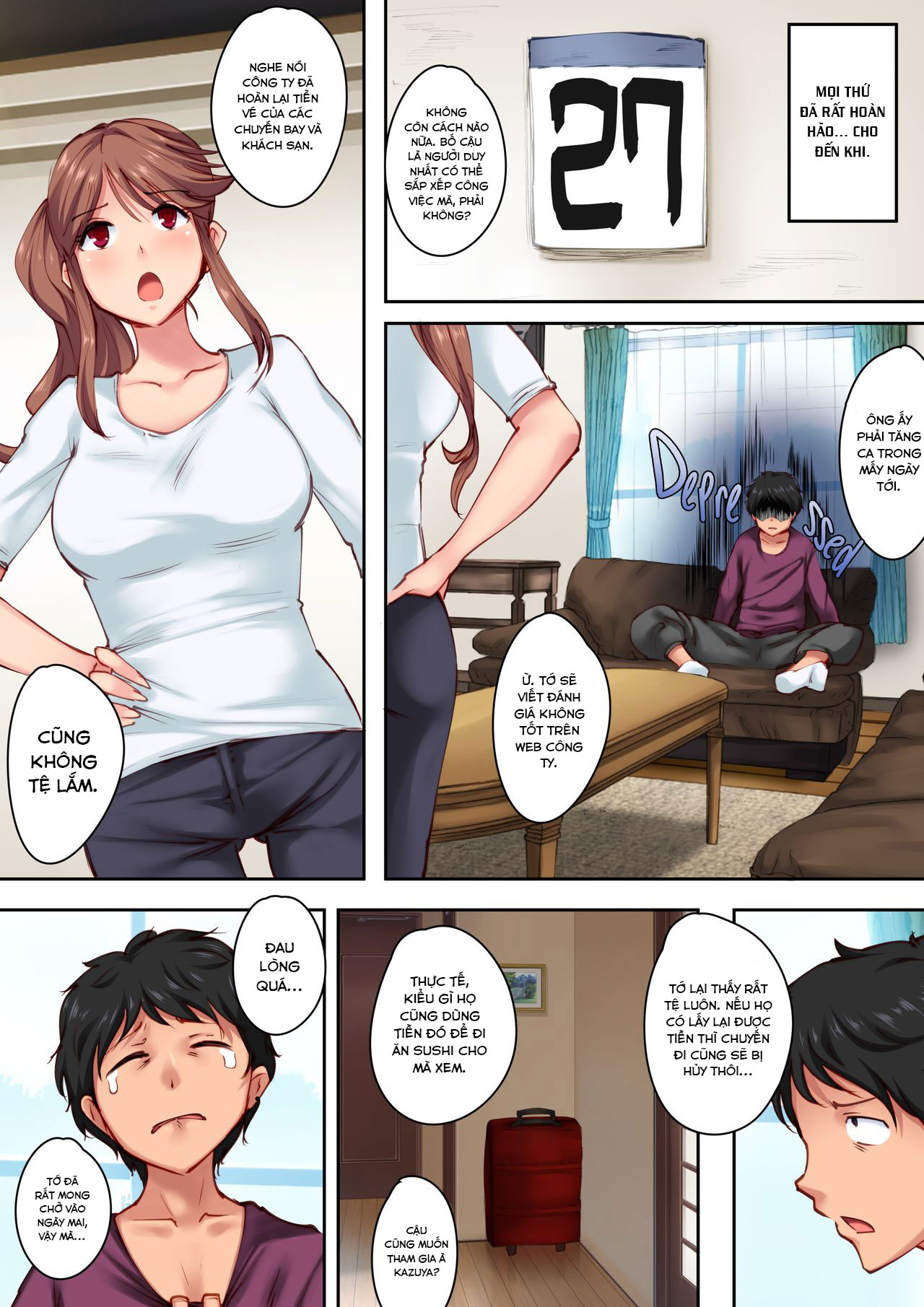 Đọc truyện hentai Home Alone Romp with my Childhood Friend - Oneshot